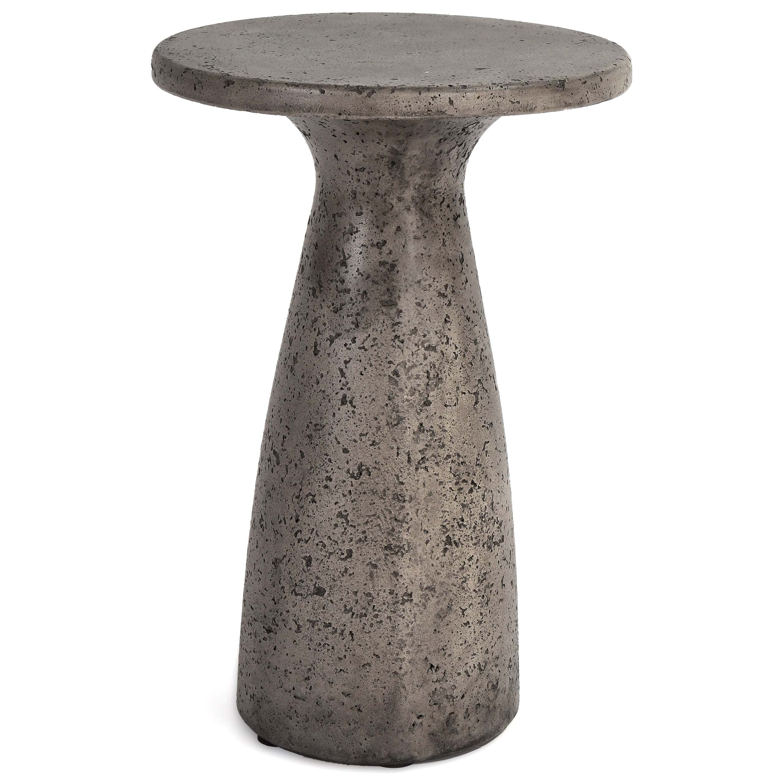 Collins 19" Accent Table, Dark Gray