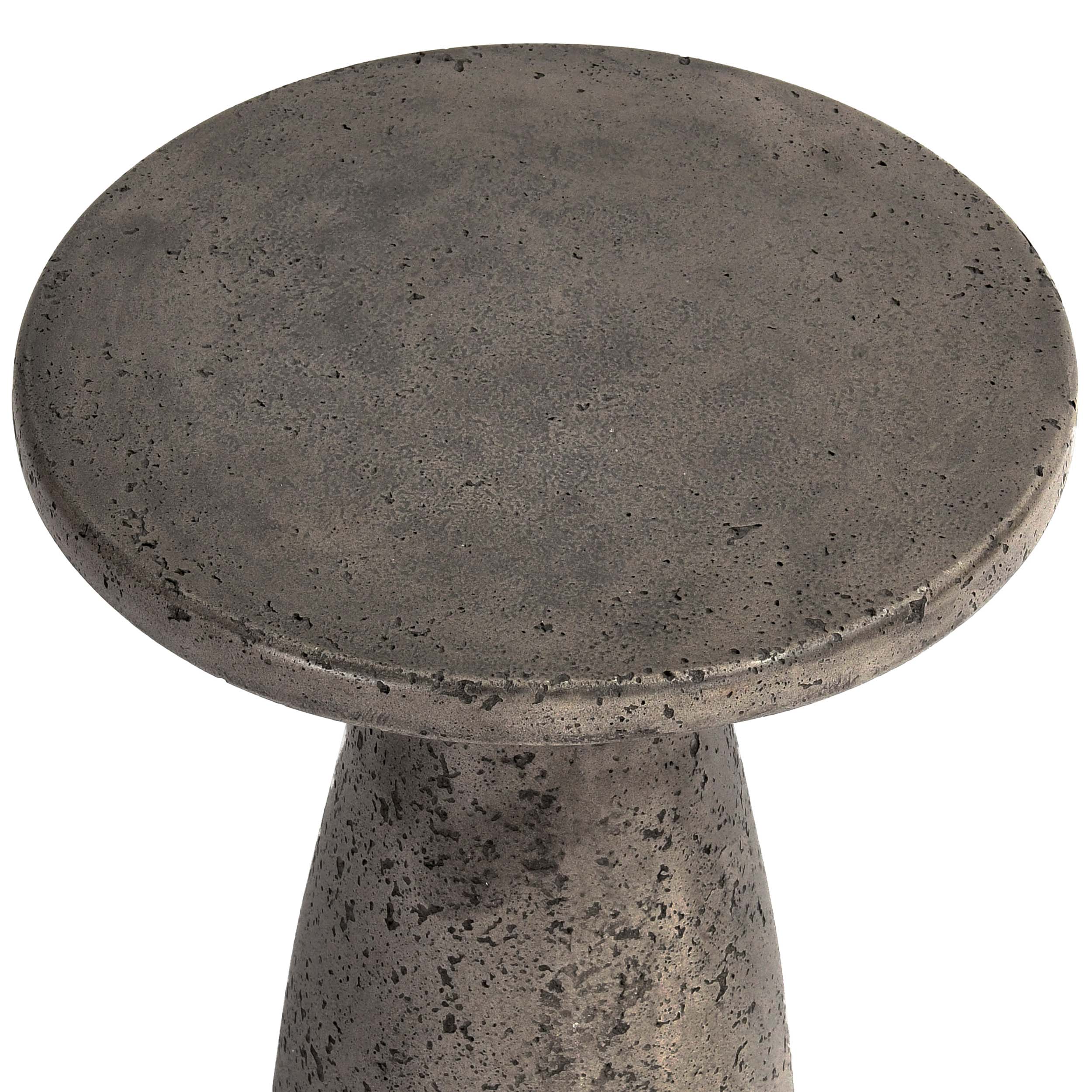 Collins 19" Accent Table, Dark Gray - Image 2