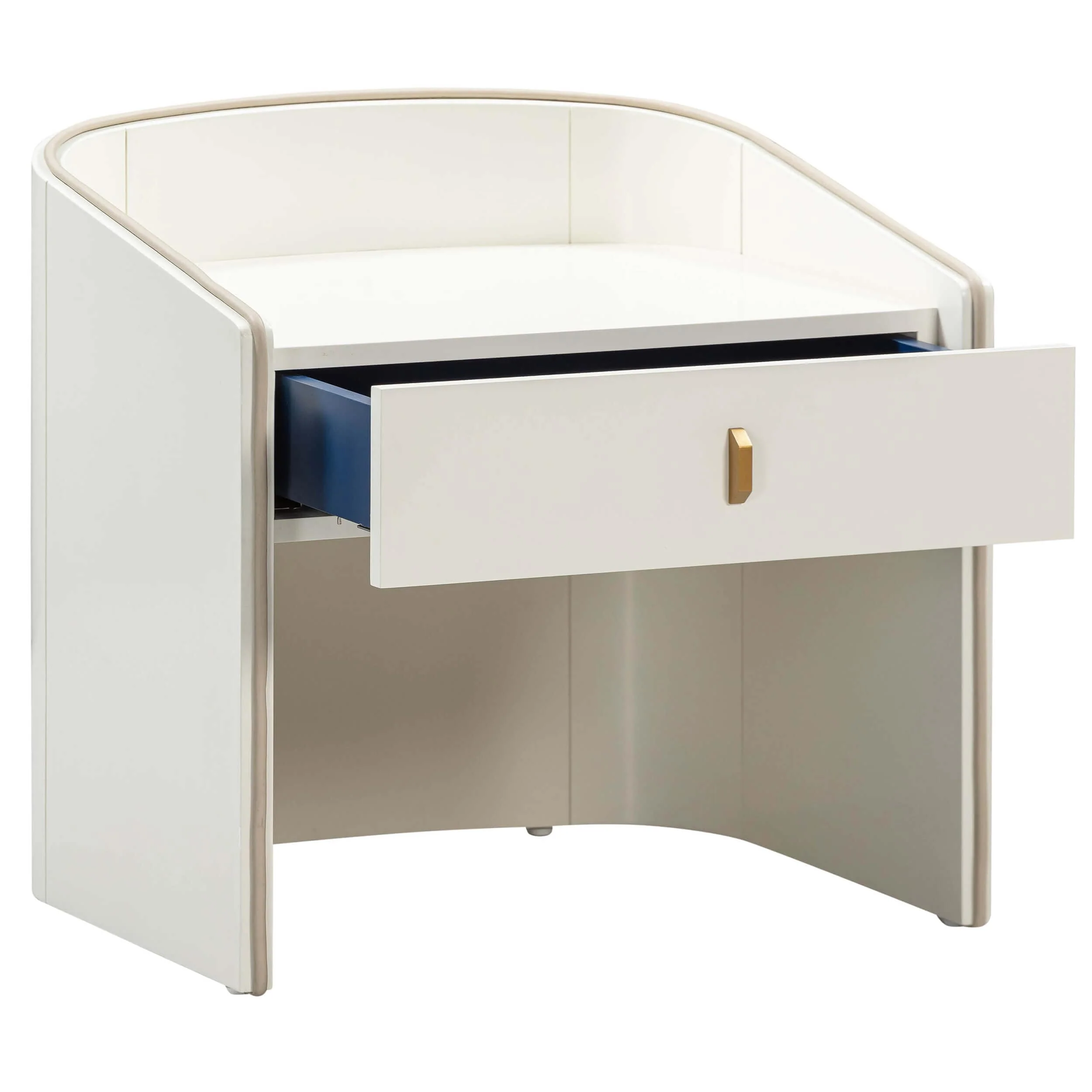 Collins Nightstand, Cream - Image 2