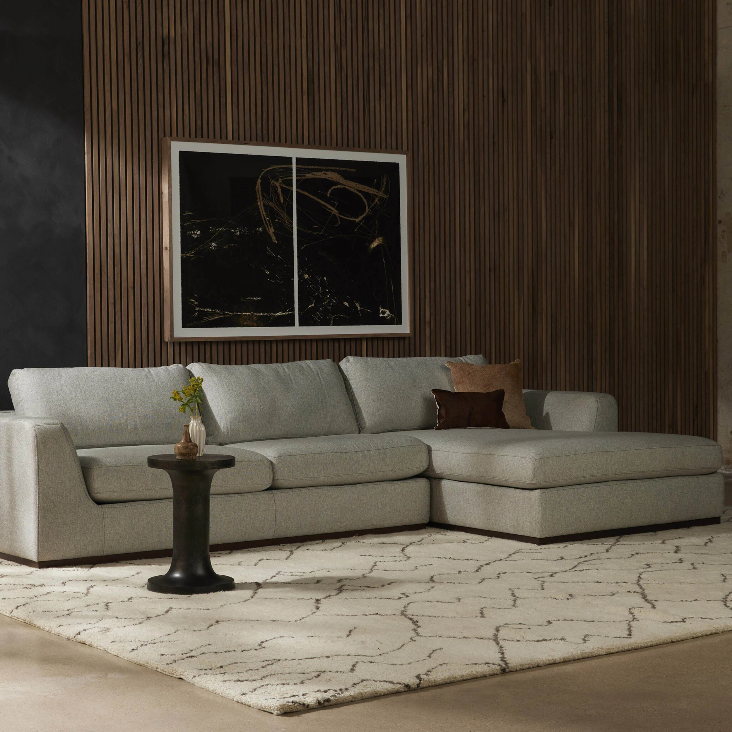 Colt 2 Piece Sectional, Aldred Silver by Four hands - Image 14