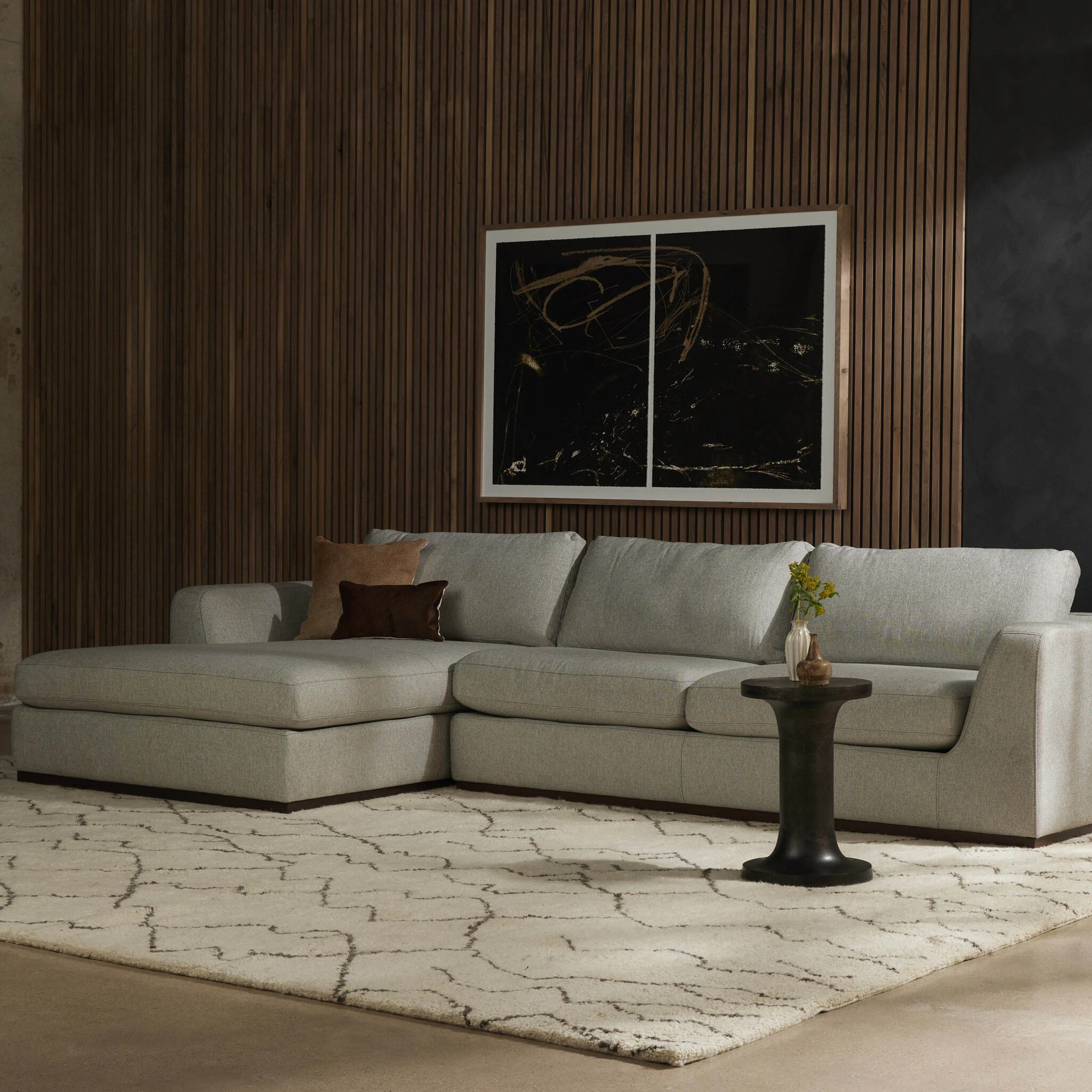 Colt 2 Piece Sectional, Aldred Silver by Four hands - Image 7