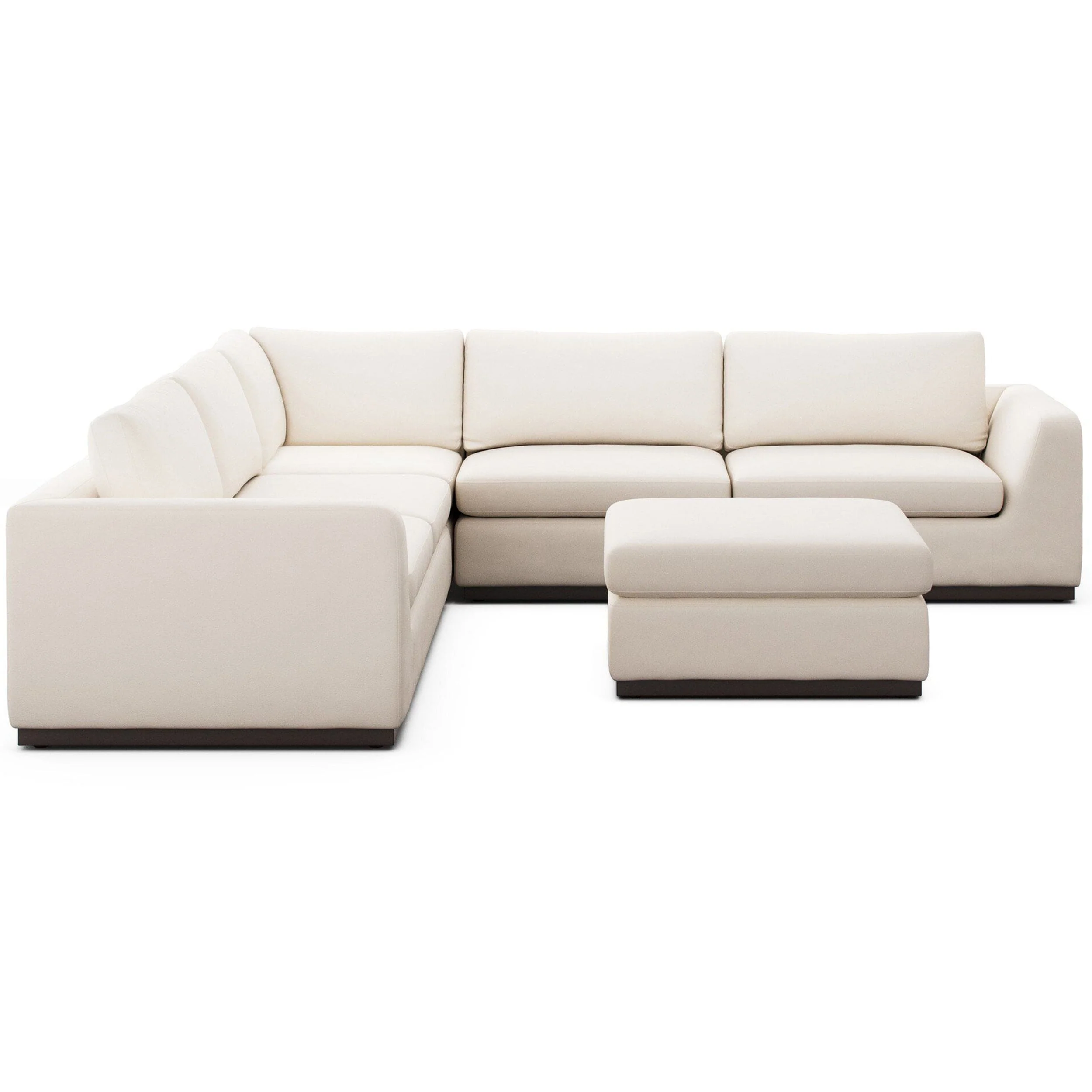 Colt 3 Piece Sectional, Nomad Marshmallow by Four hands - Image 3