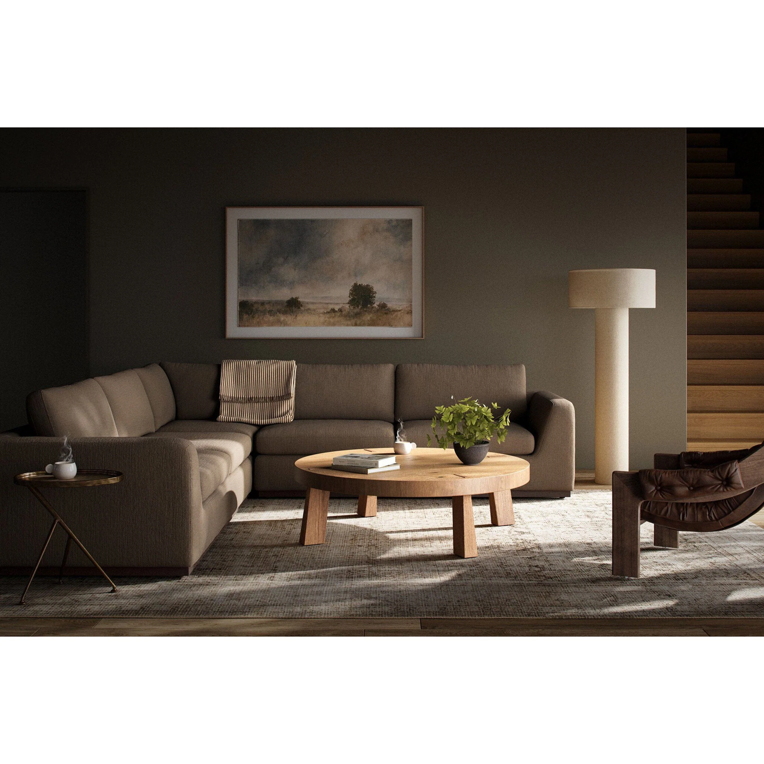 Colt 3 Piece Sectional, Savoy Coffee by Four hands - Image 2