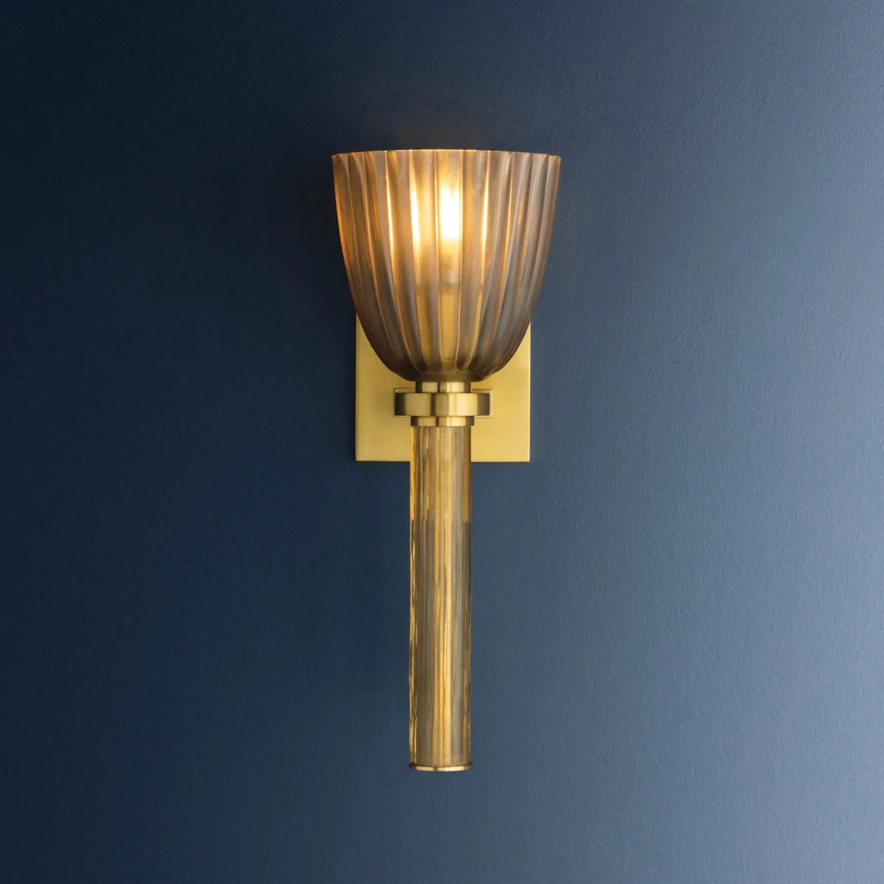Columbus Wall Sconce, Aged Brass - Image 2