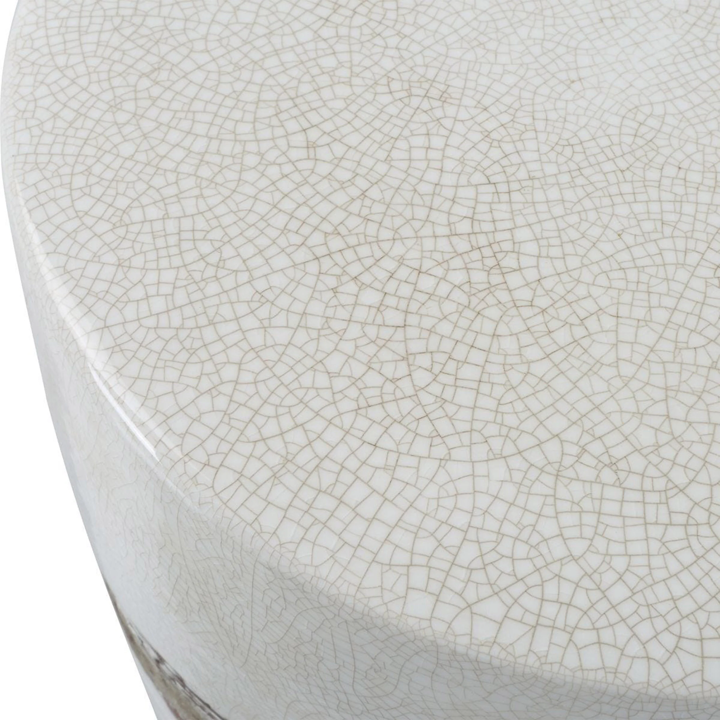 Comanche Garden Stool, Off-White - Image 3