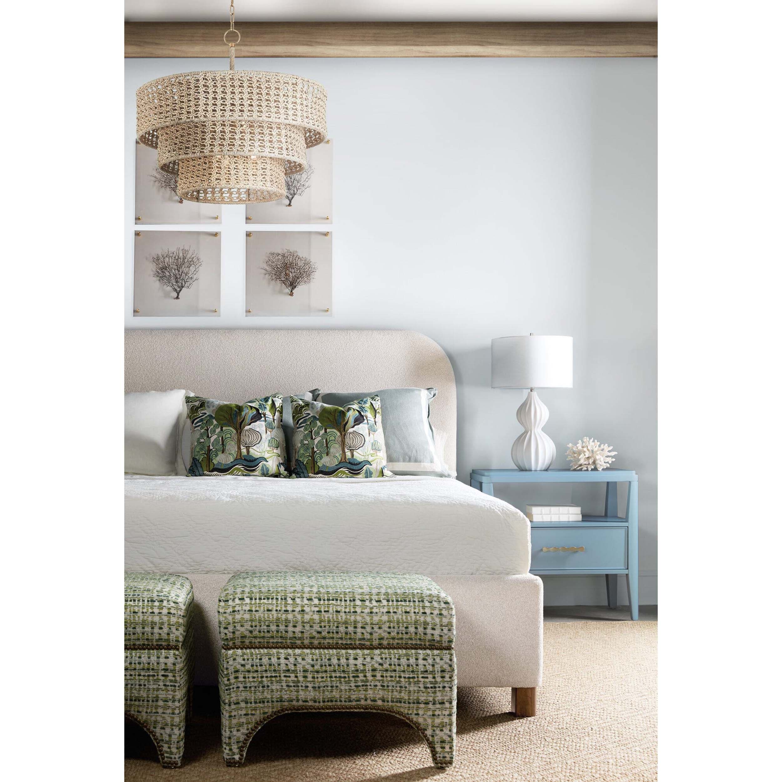 Commerce and Market Upholstered Beds, Cream - Image 3
