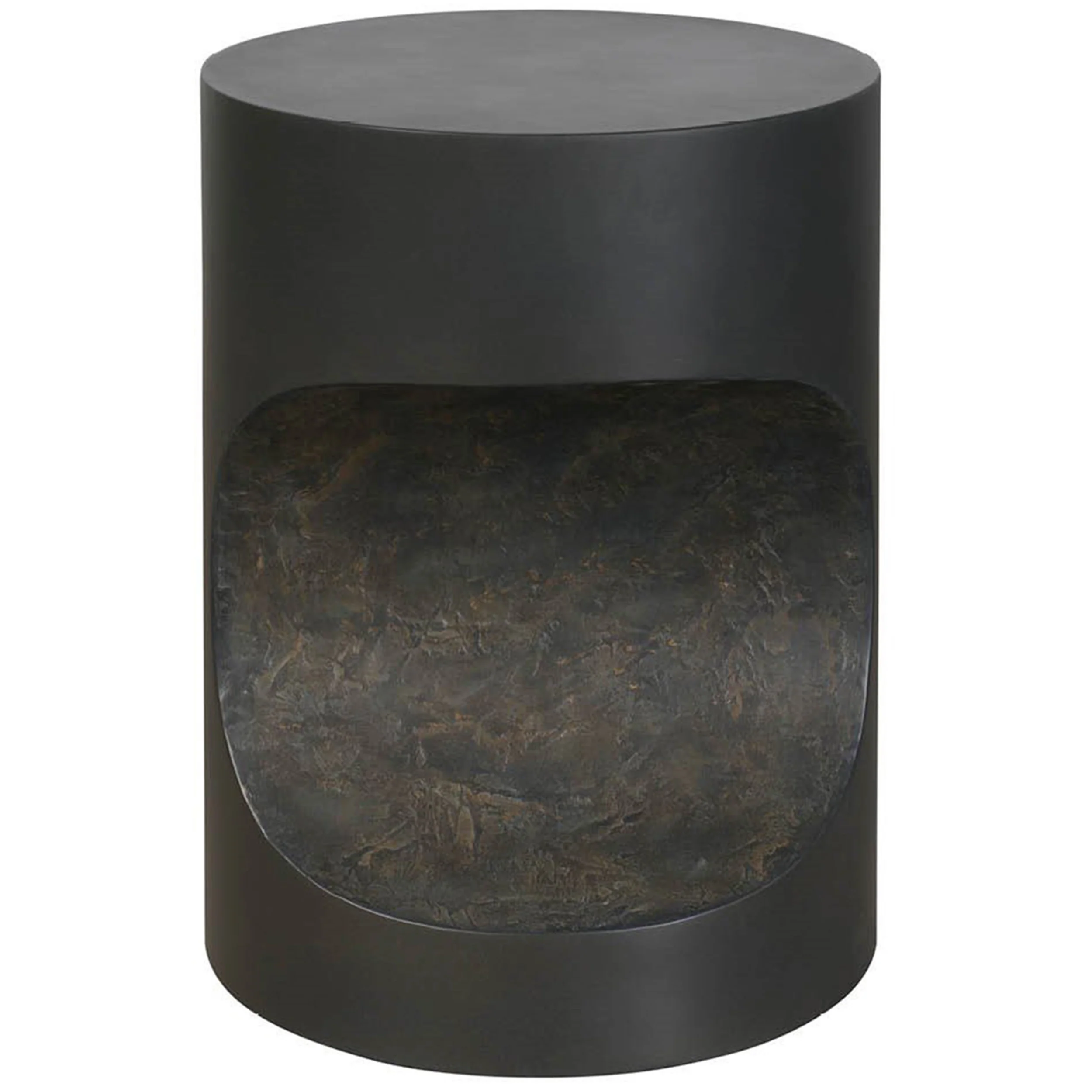 Concrete Side Table, Ash
