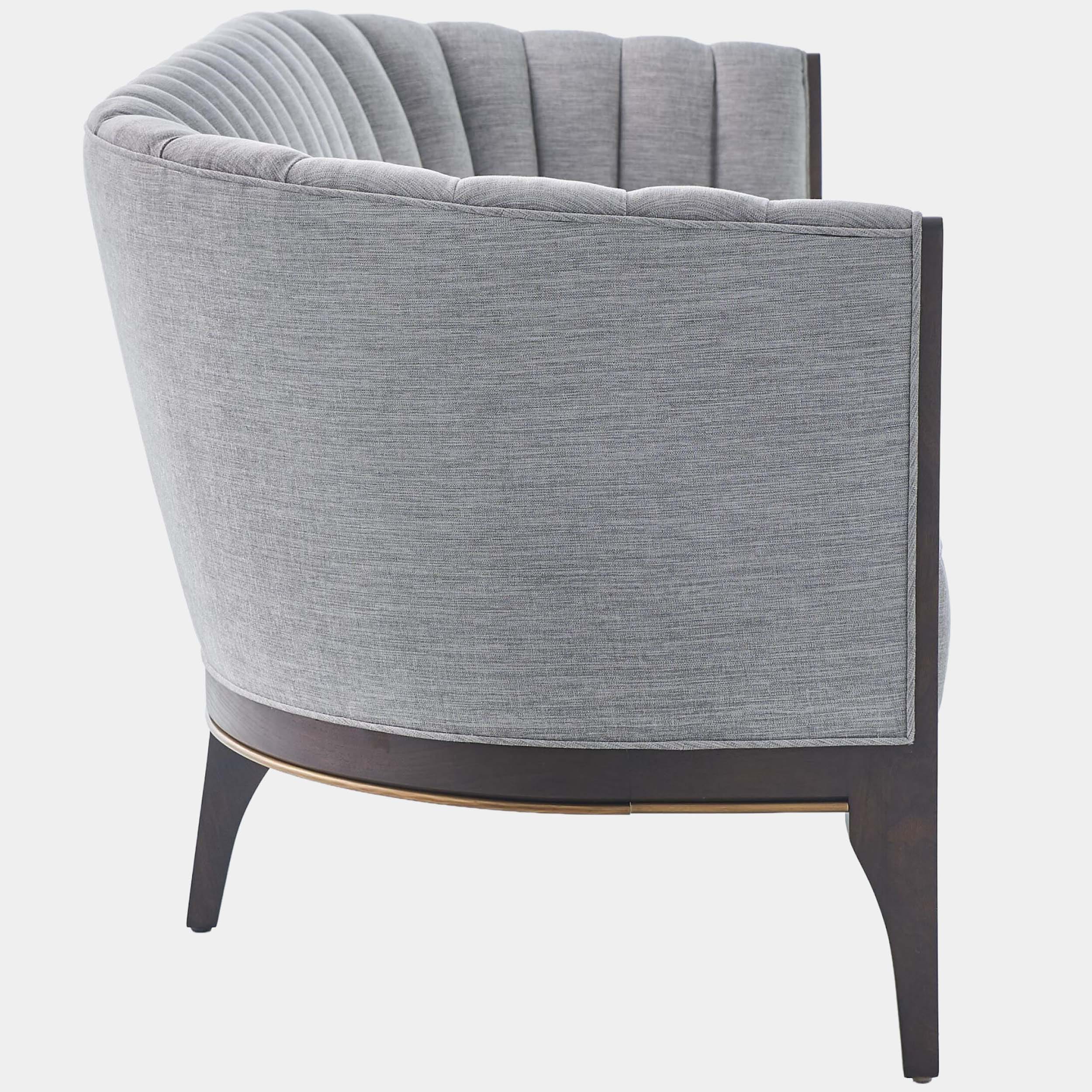 Connor Channel Back Sofa, Silversmith - Image 3