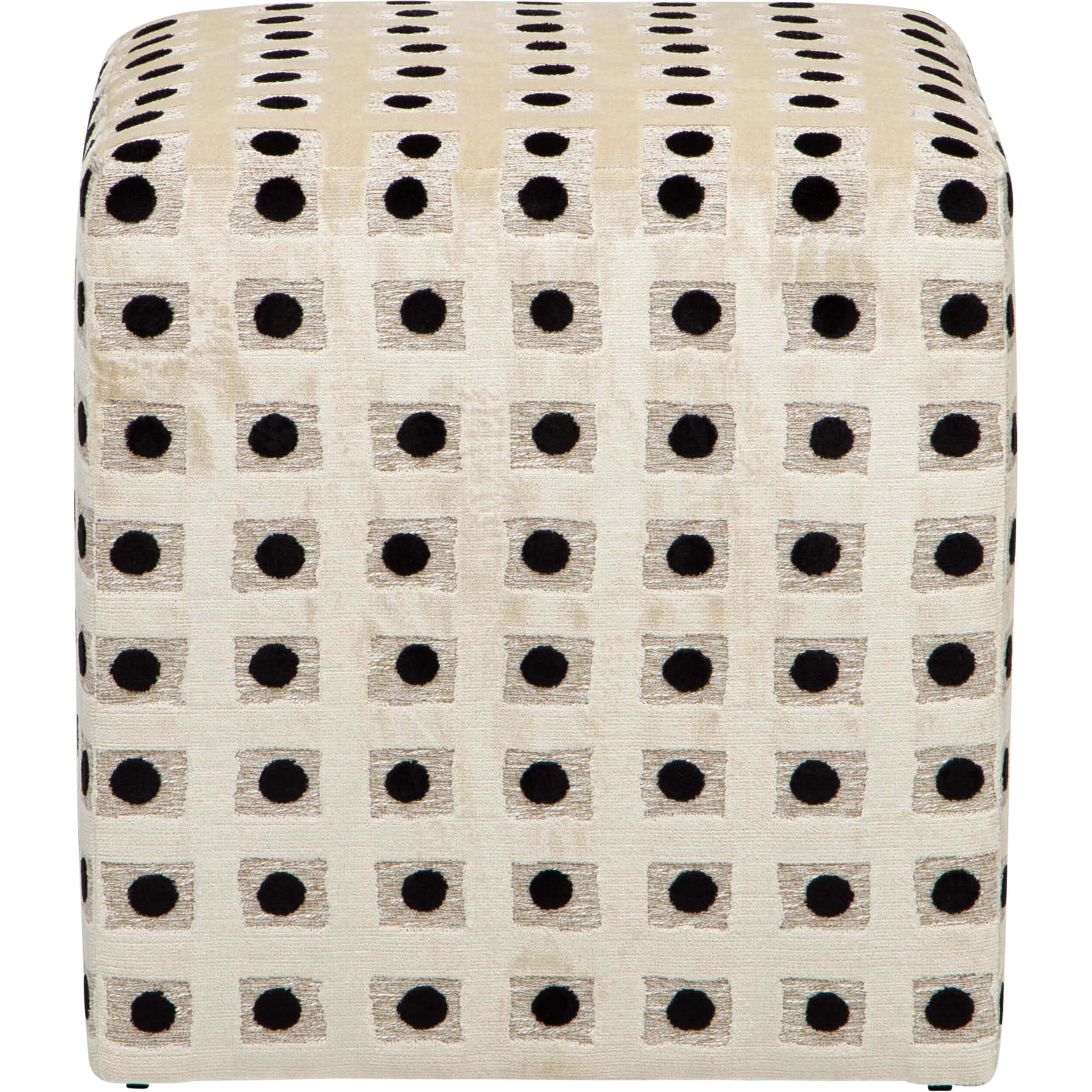 Contempo Domino Ottoman, Onyx - Image 2