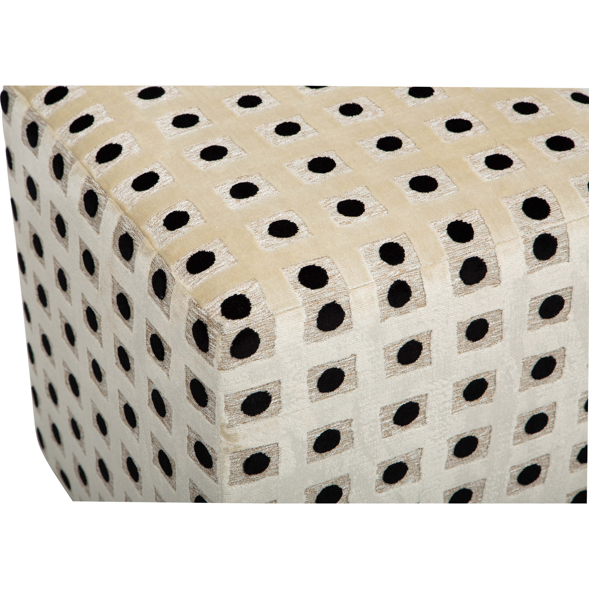 Contempo Domino Ottoman, Onyx - Image 4