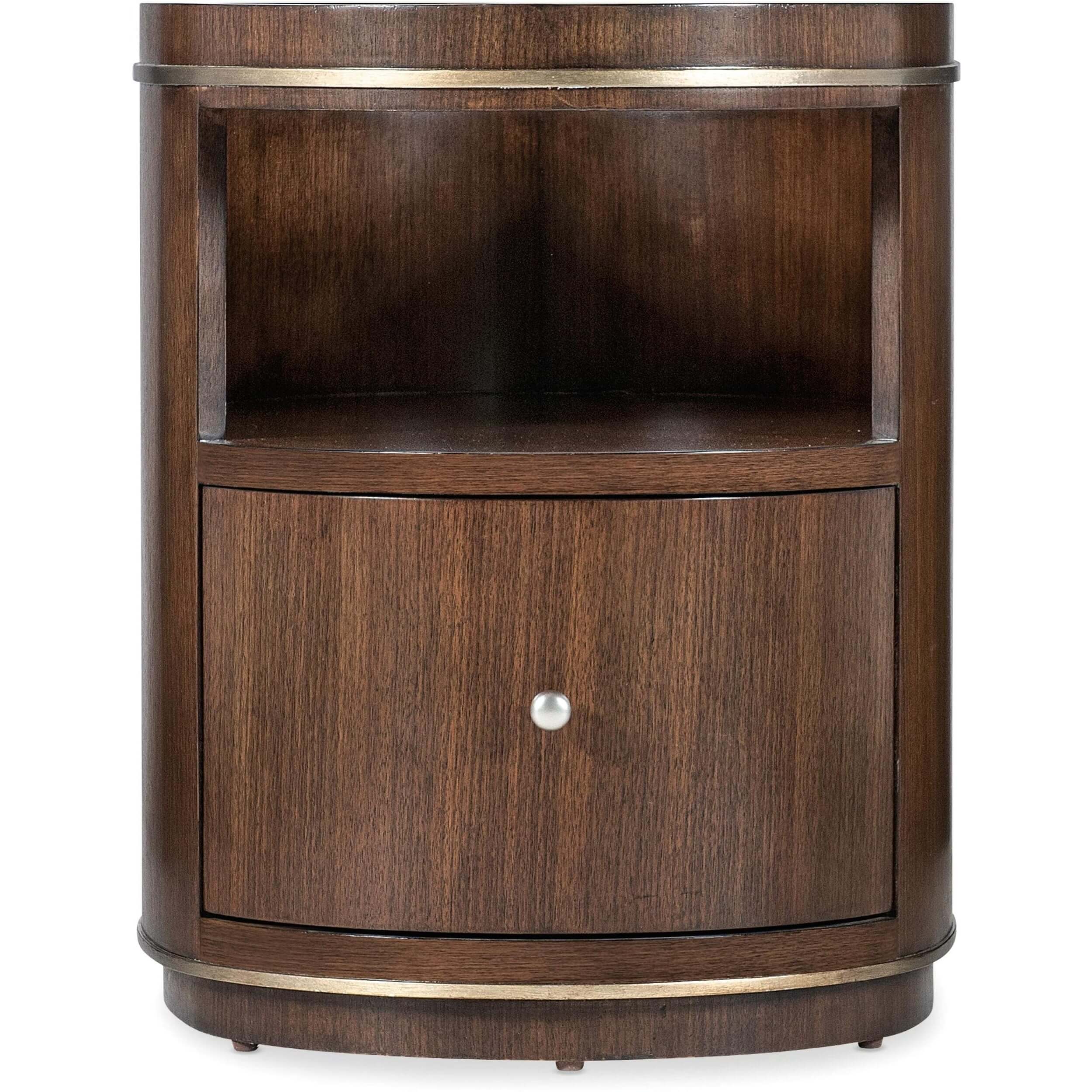 Contours Side Table, Dark Walnut - Image 2