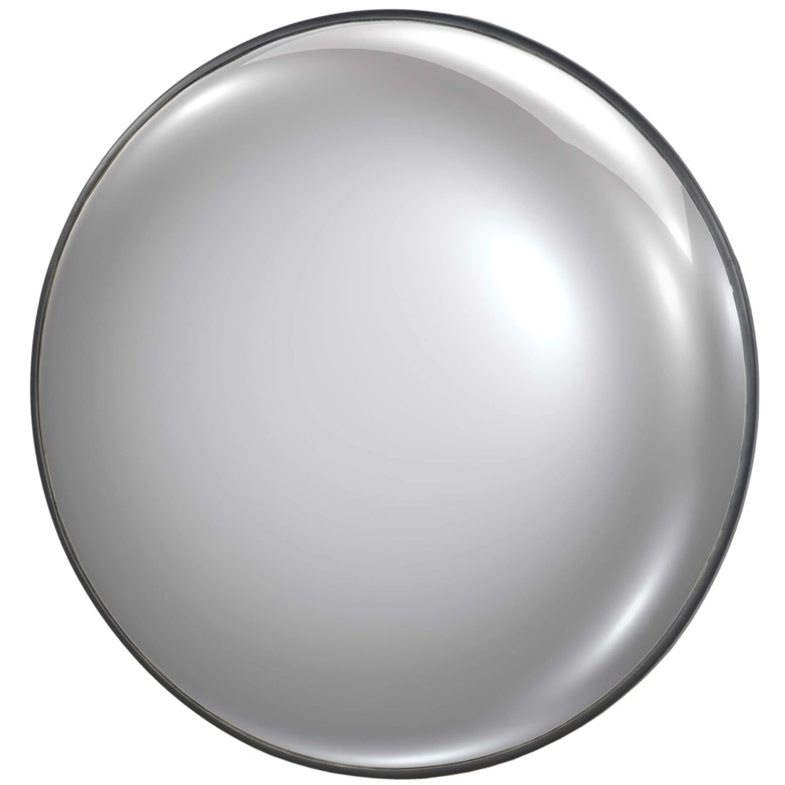 Convex Mirror, Matte Black by Four Hands