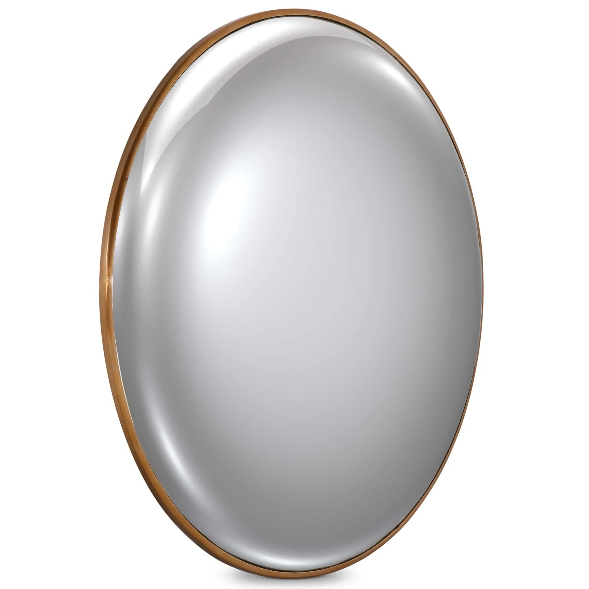 Convex Mirror, Vintage Brass by Four Hands - Image 2