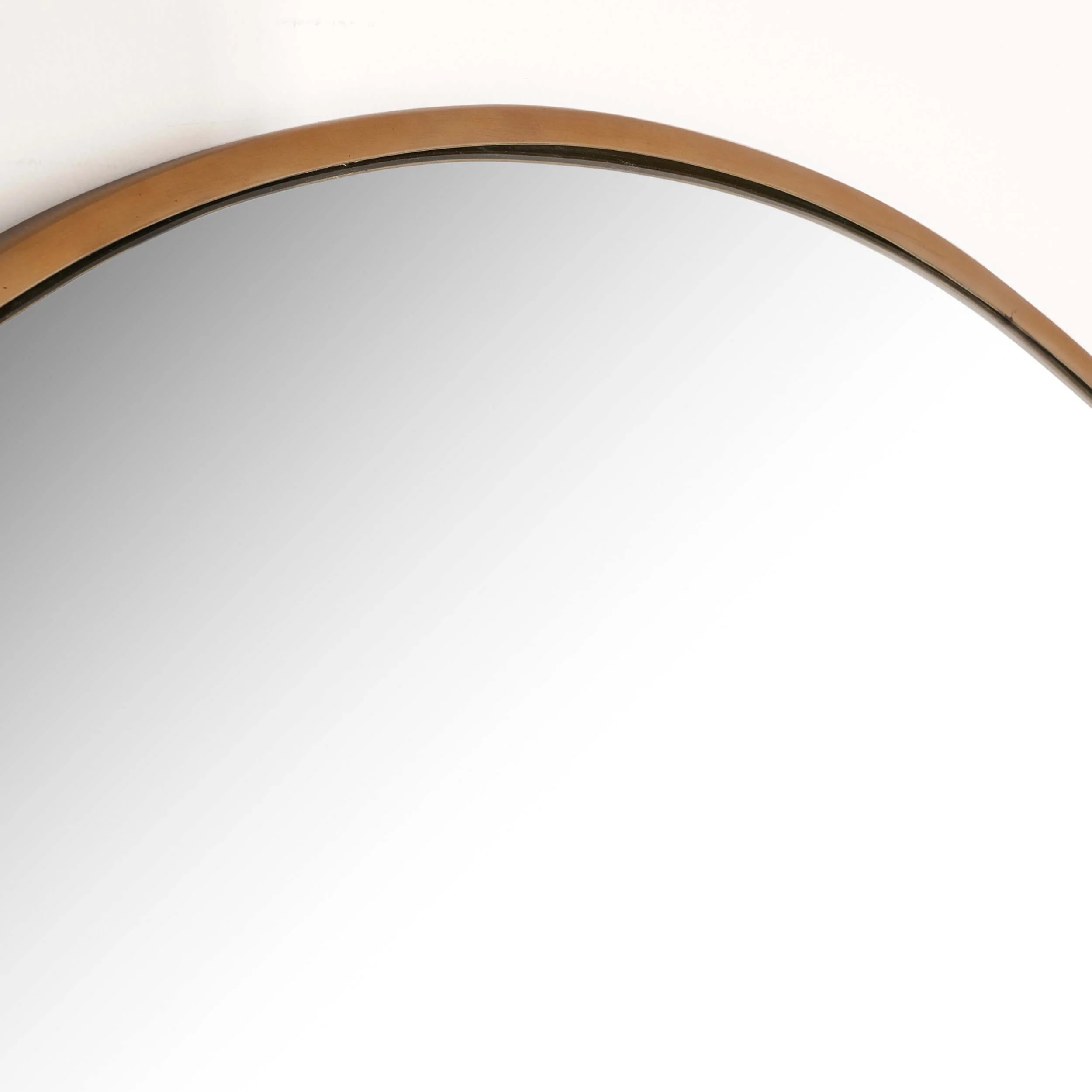 Convex Mirror, Vintage Brass by Four Hands - Image 3