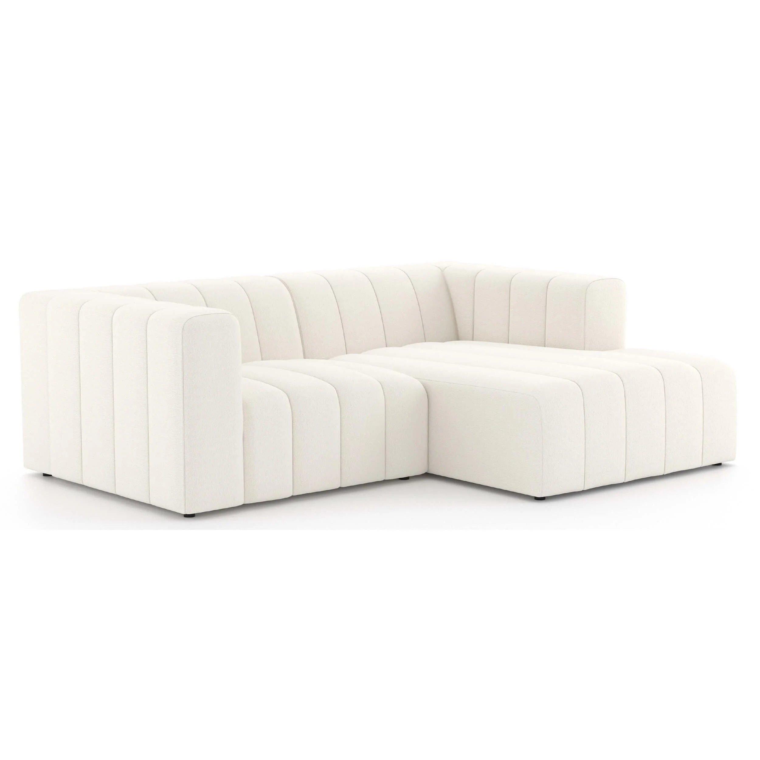 Langham Channeled RAF Sectional, Fayette Cloud