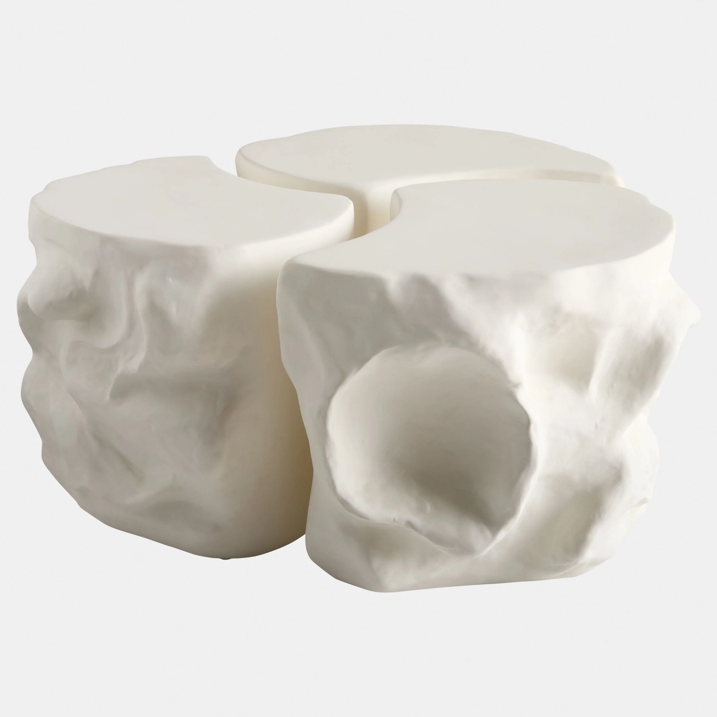 Coral Cocktail Table, White