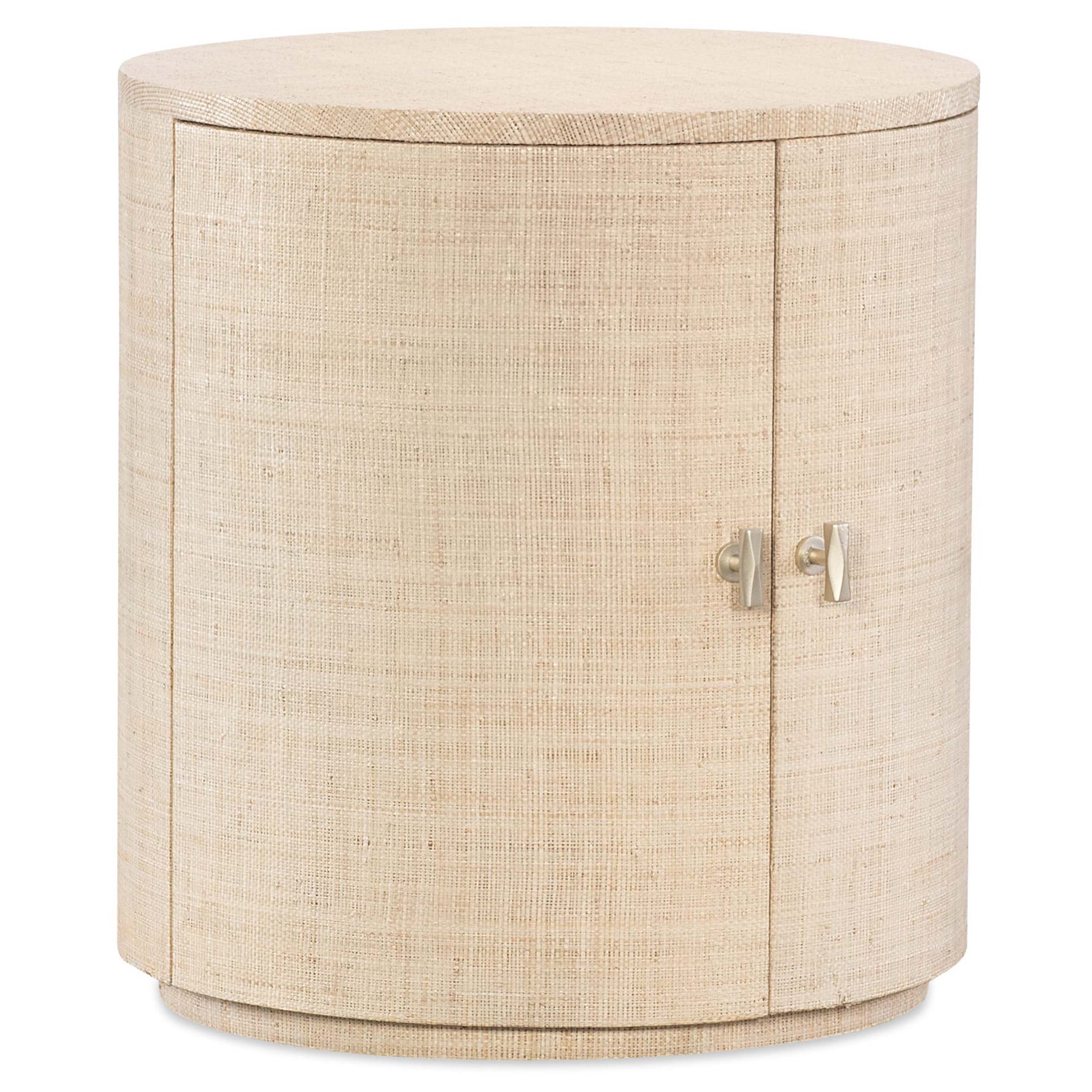 Coral Round End Table, Natural