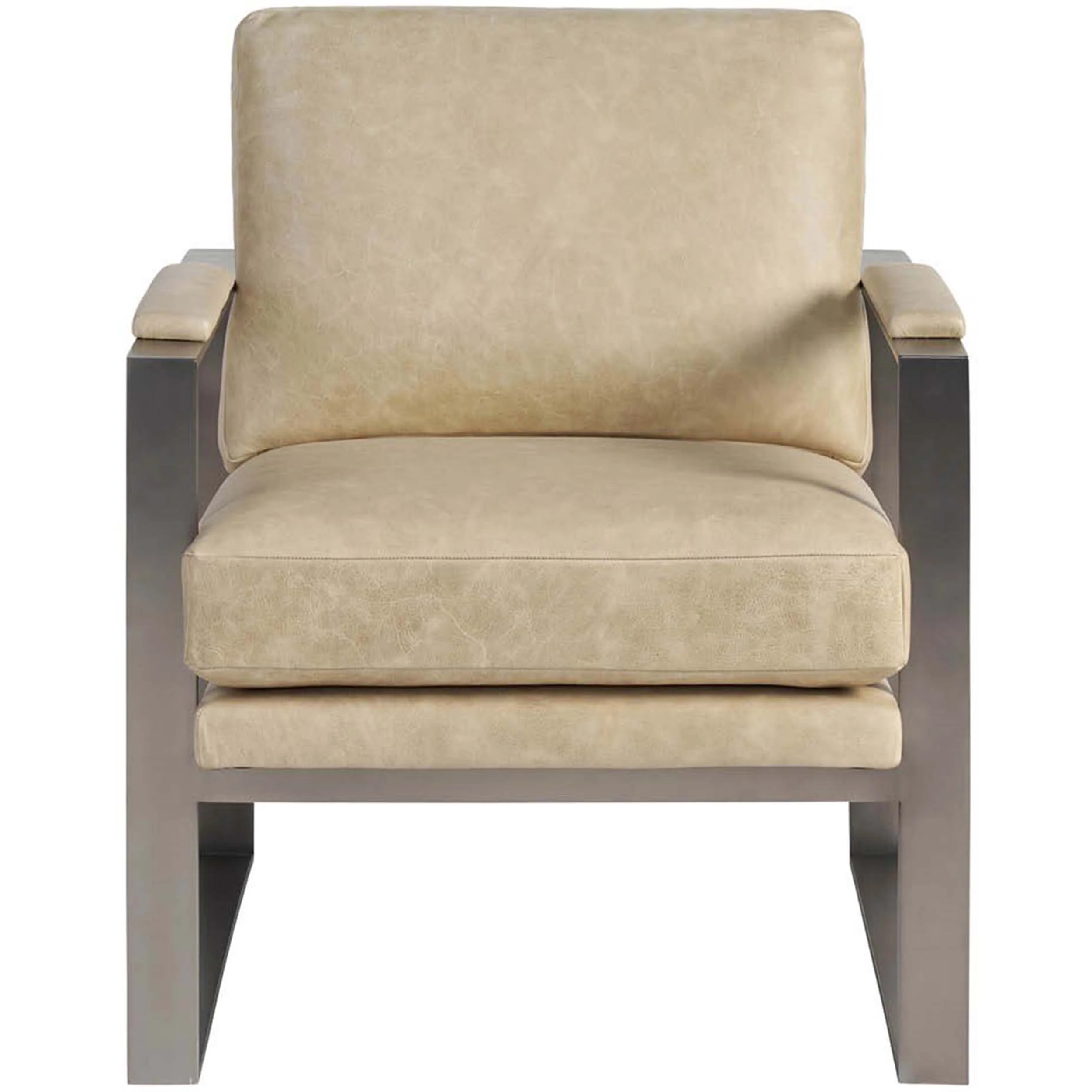 Corbin Leather Chair, Nehir Sand - Image 2