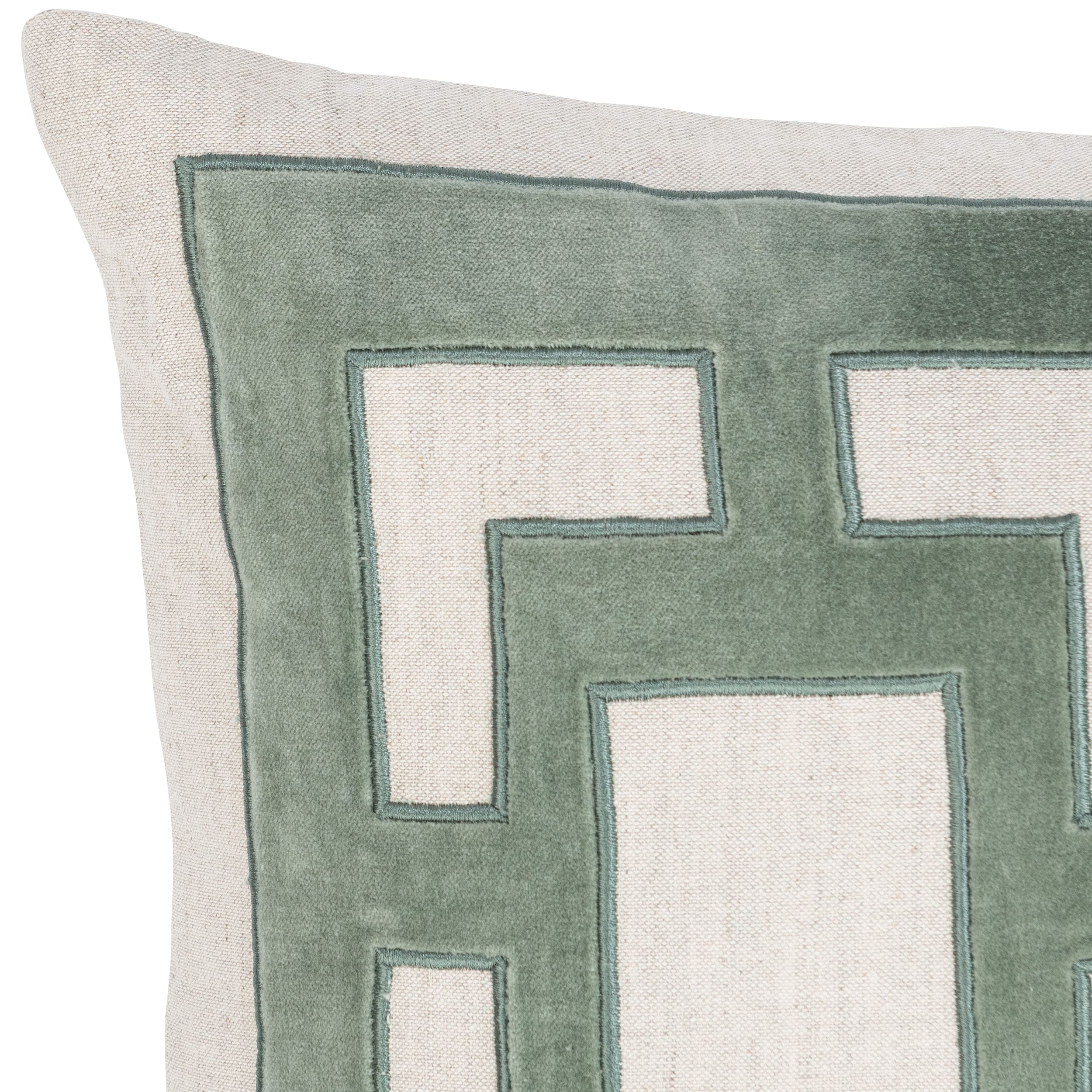 Corbin Lumbar Pillow, Jade Green - Image 4