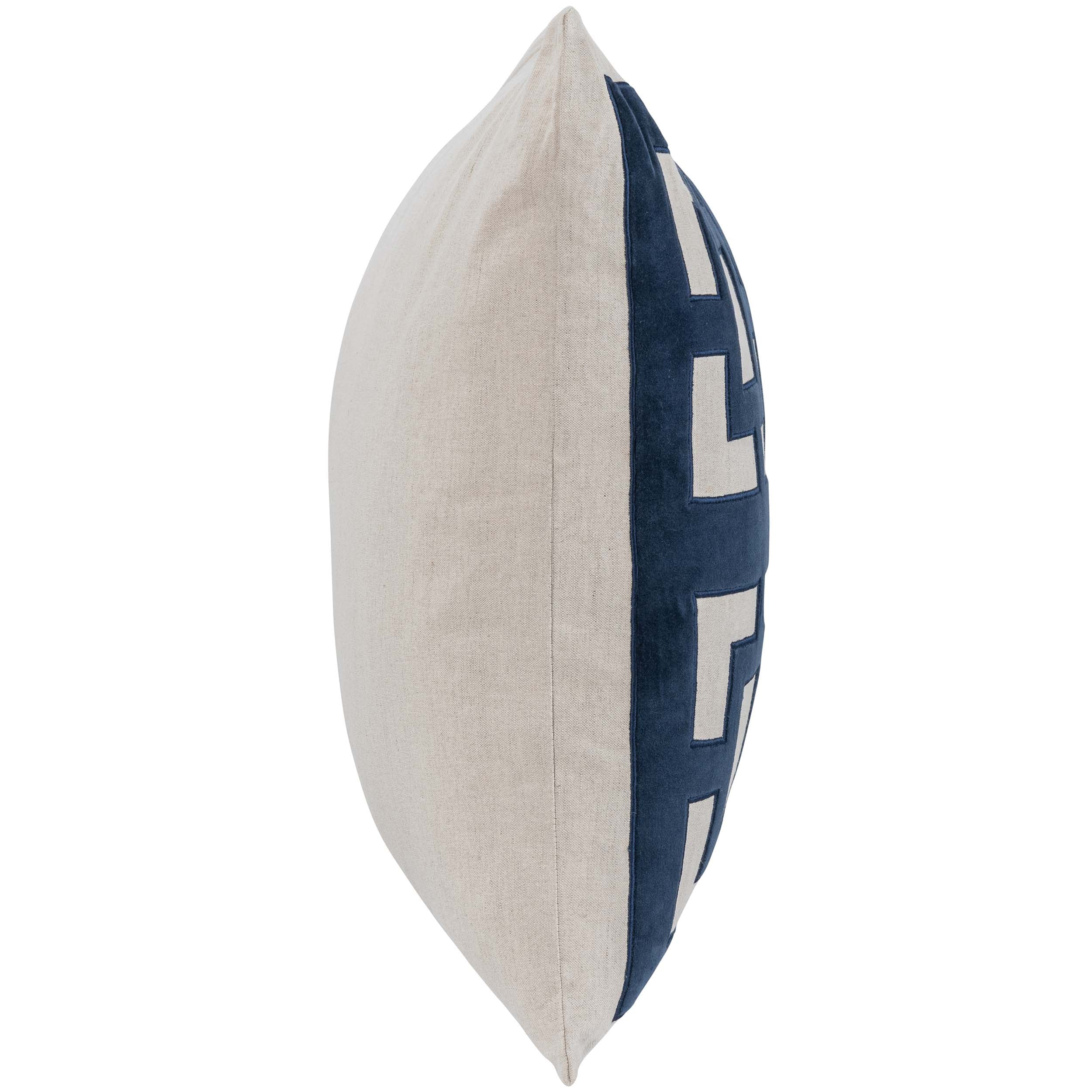 Corbin Pillow, Navy Blue - Image 2