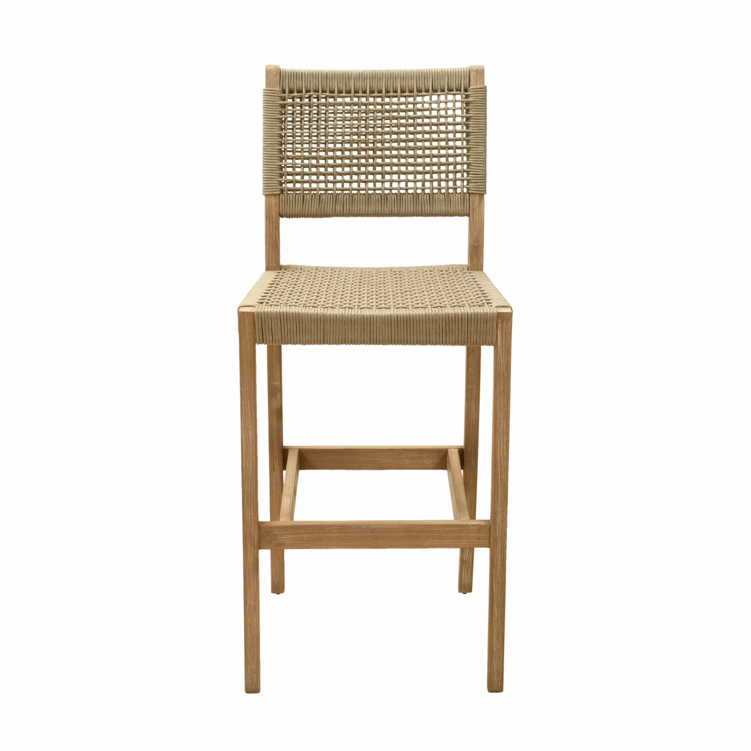 Corde Barstool, Beige - Image 2