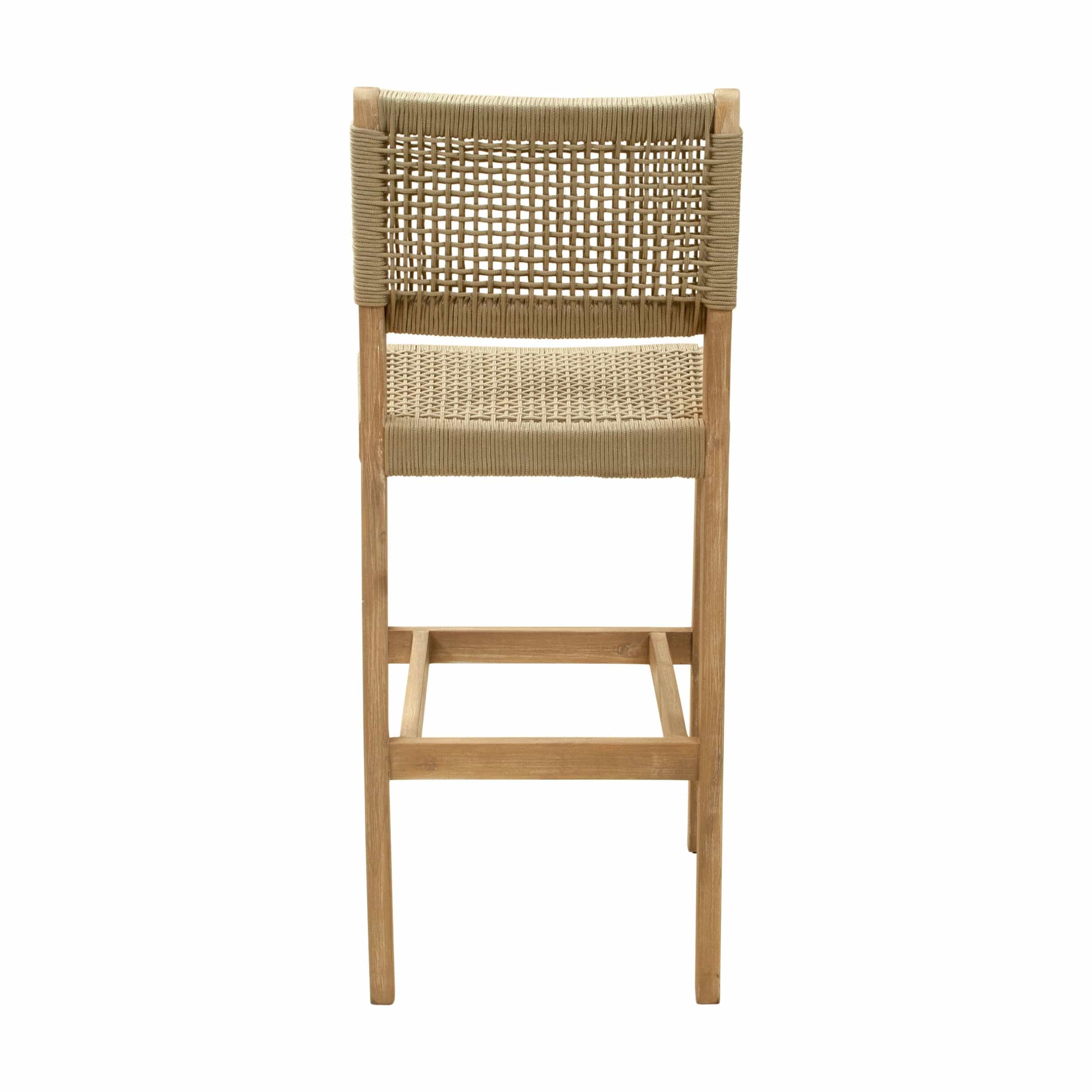 Corde Barstool, Beige - Image 5