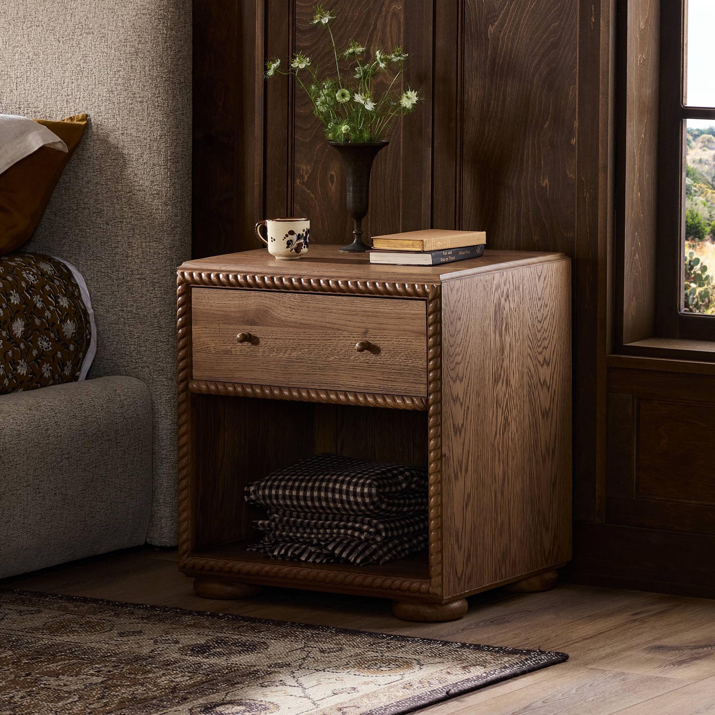 Cormack Nightstand, Warm Natural by Amber Lewis x Four Hands - Image 7