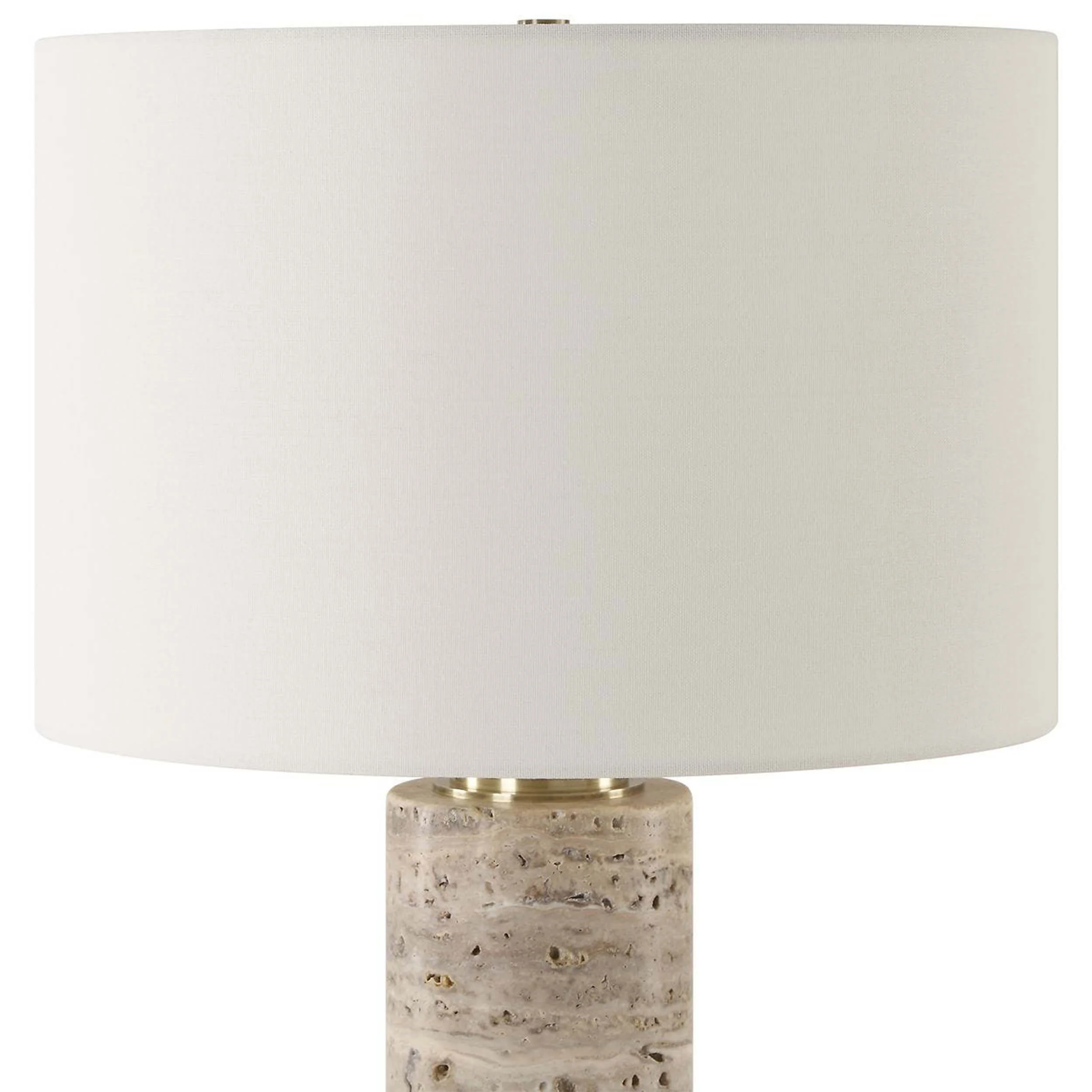Cortado Table Lamp, Travertine - Image 3