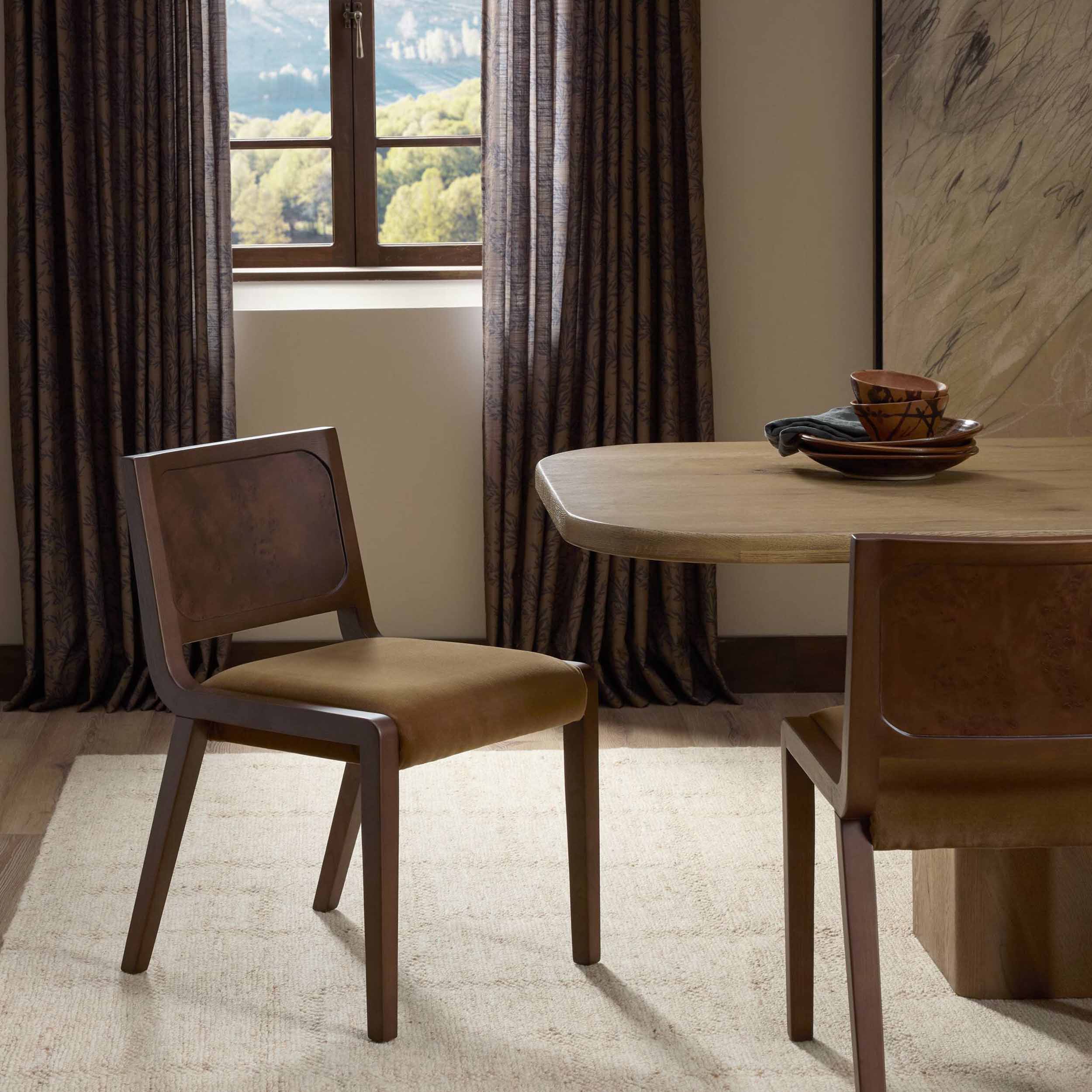 Corvo Dining Chair, Surrey Ochre, Set of 2 by Four Hands - Image 7