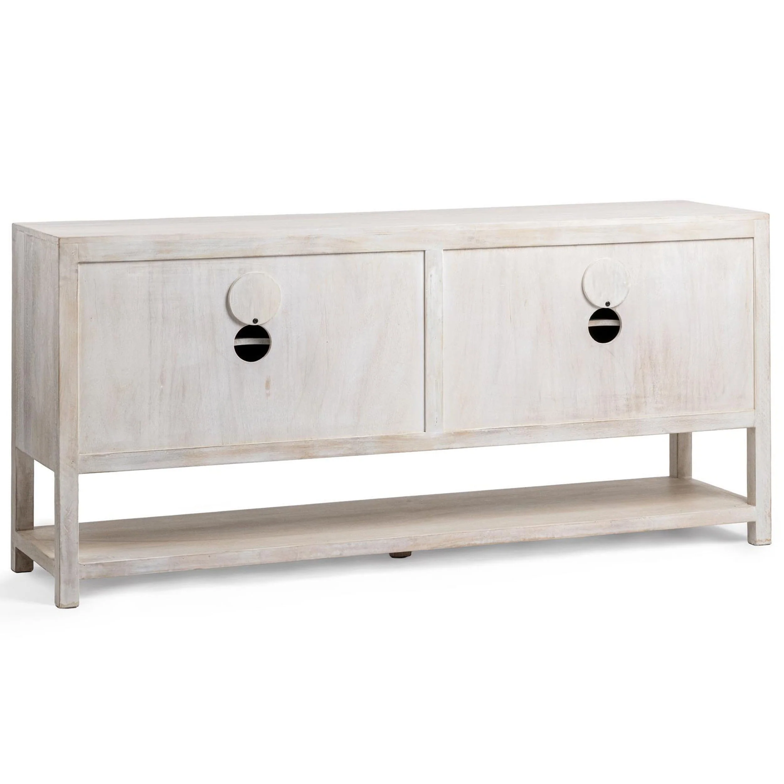 Costa 4 Door Cabinet, Cream - Image 4