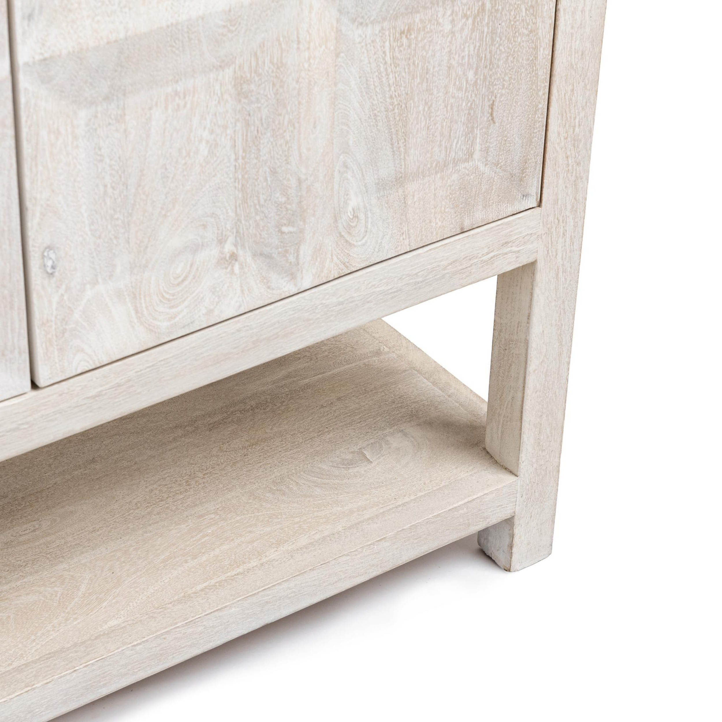Costa 4 Door Cabinet, Cream - Image 6