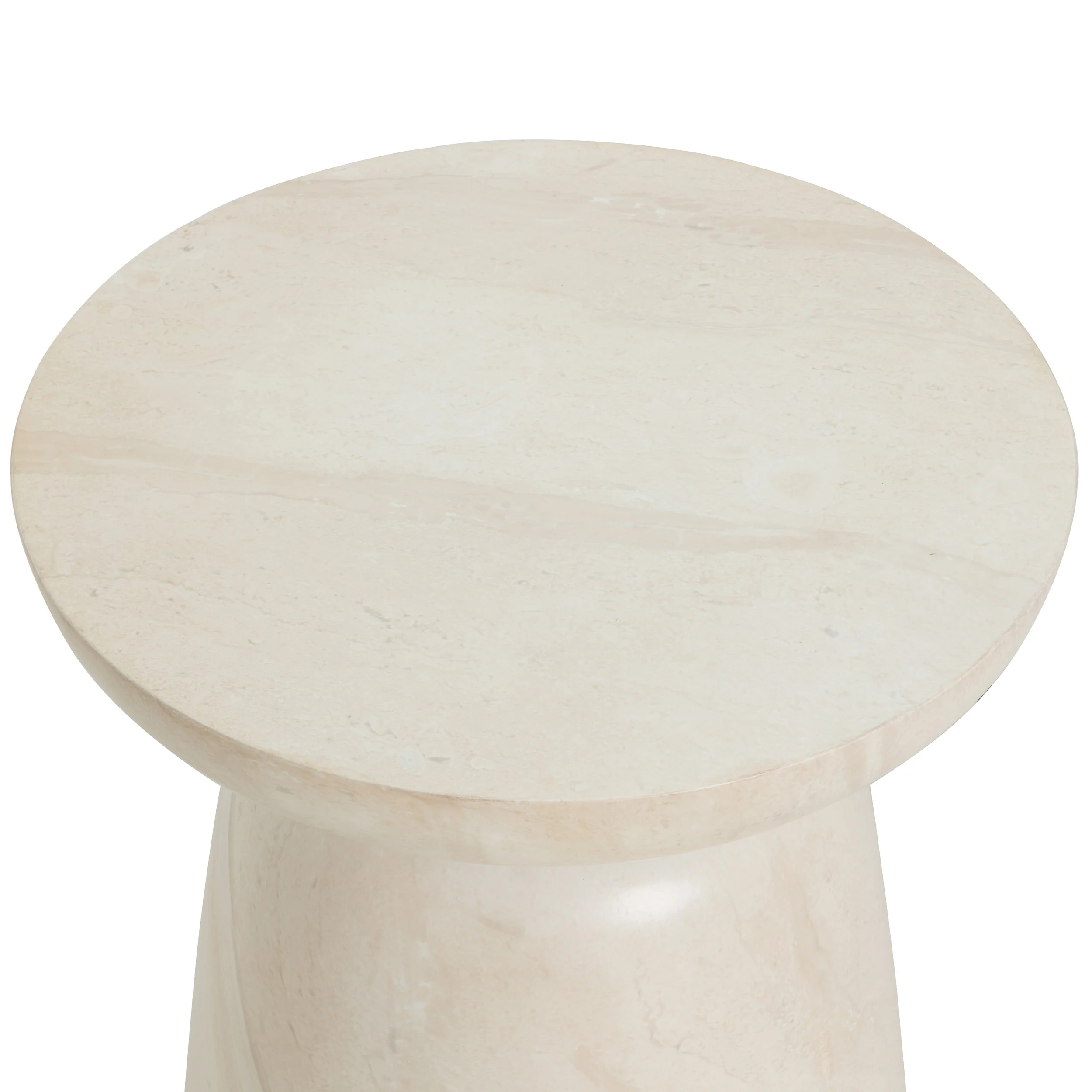 Hali End Table, Cream - Image 2