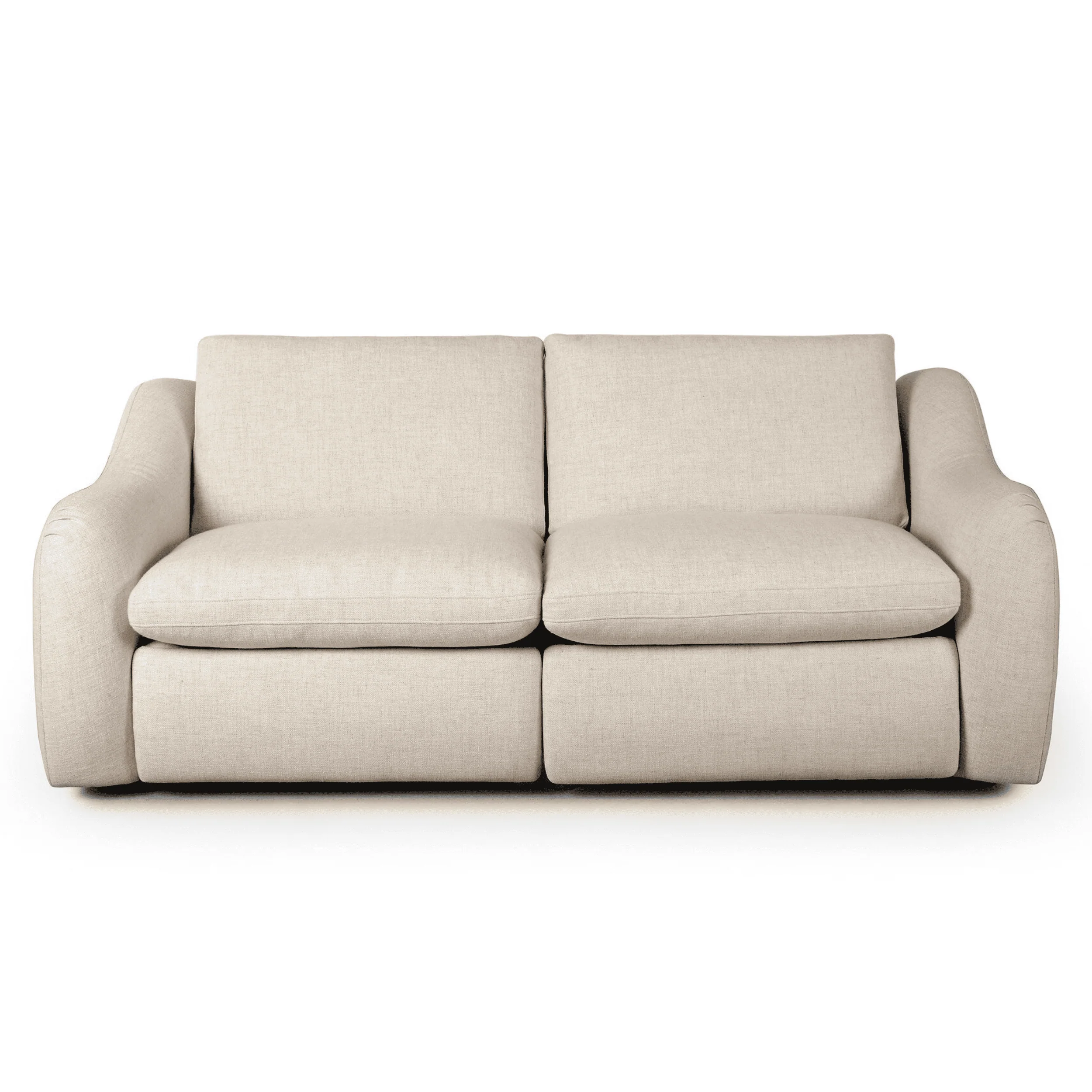 Crawford 2 Piece Power Recliner Sofa, Antigo Natural