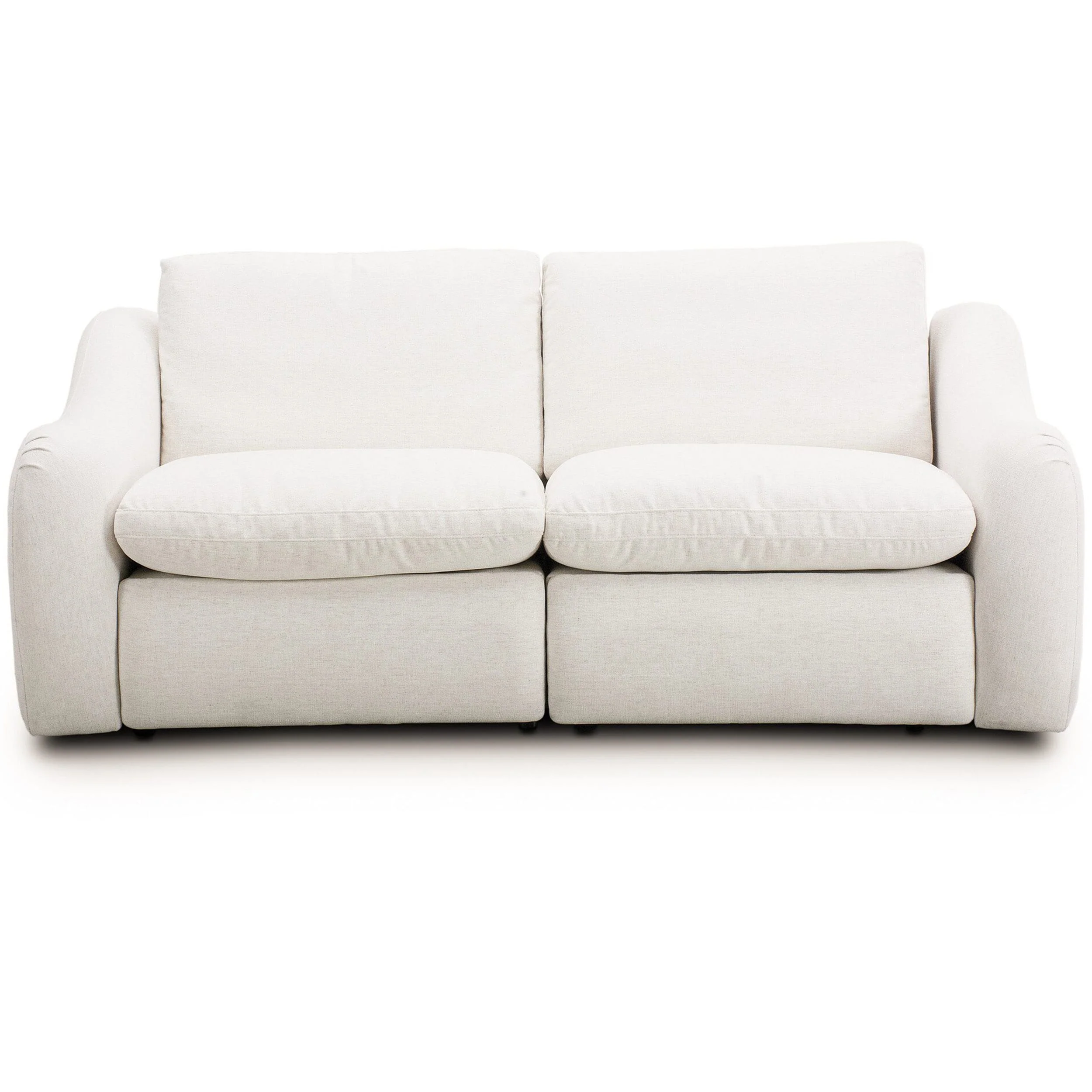 Crawford 2 Piece Power Recliner Sofa, Nomad Snow by Four Hands