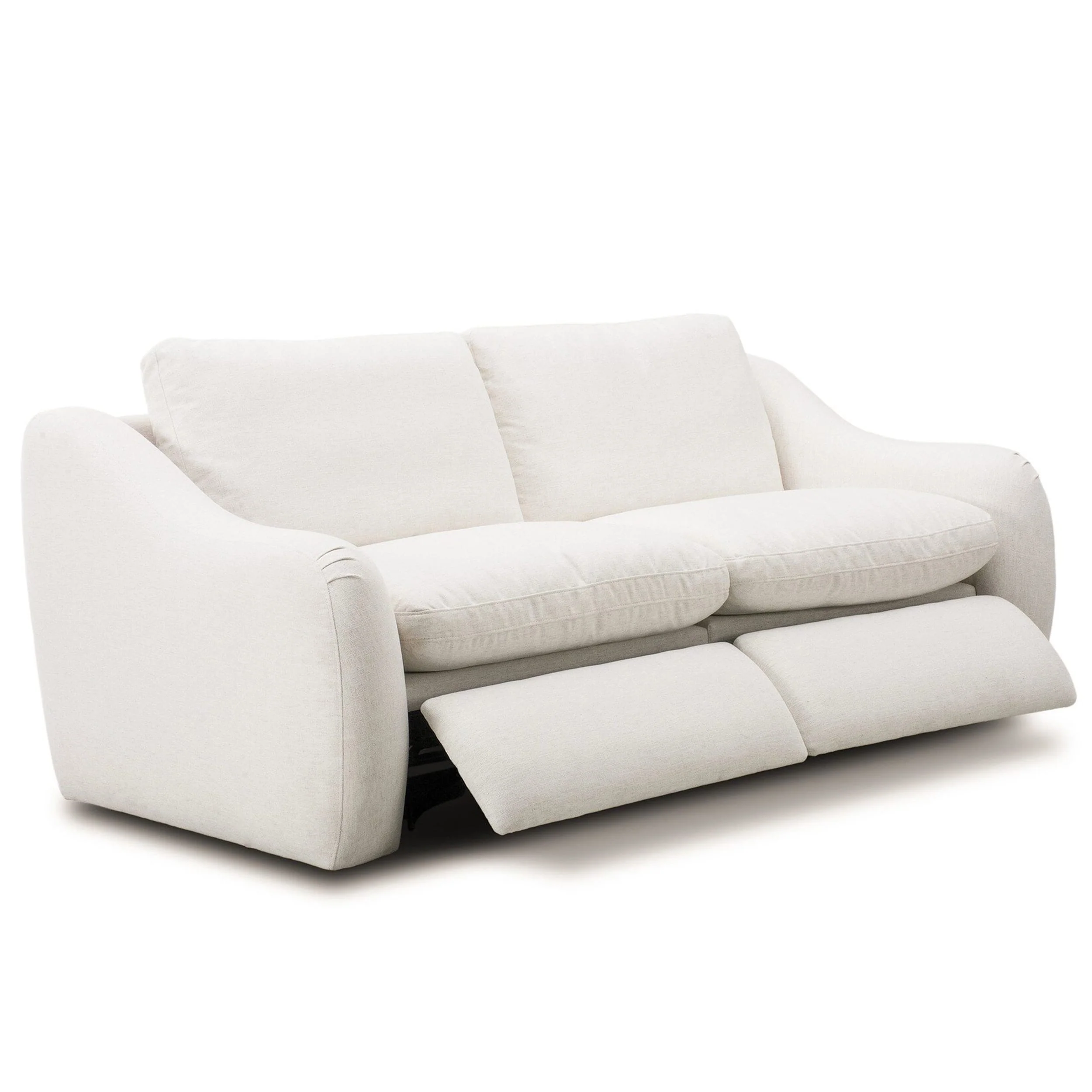 Crawford 2 Piece Power Recliner Sofa, Nomad Snow by Four Hands - Image 5