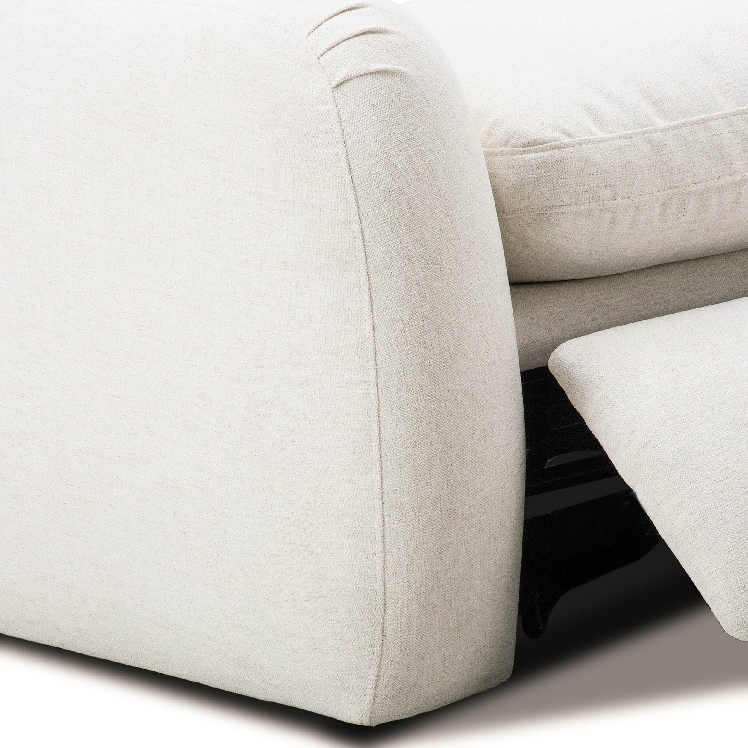 Crawford 2 Piece Power Recliner Sofa, Nomad Snow by Four Hands - Image 6