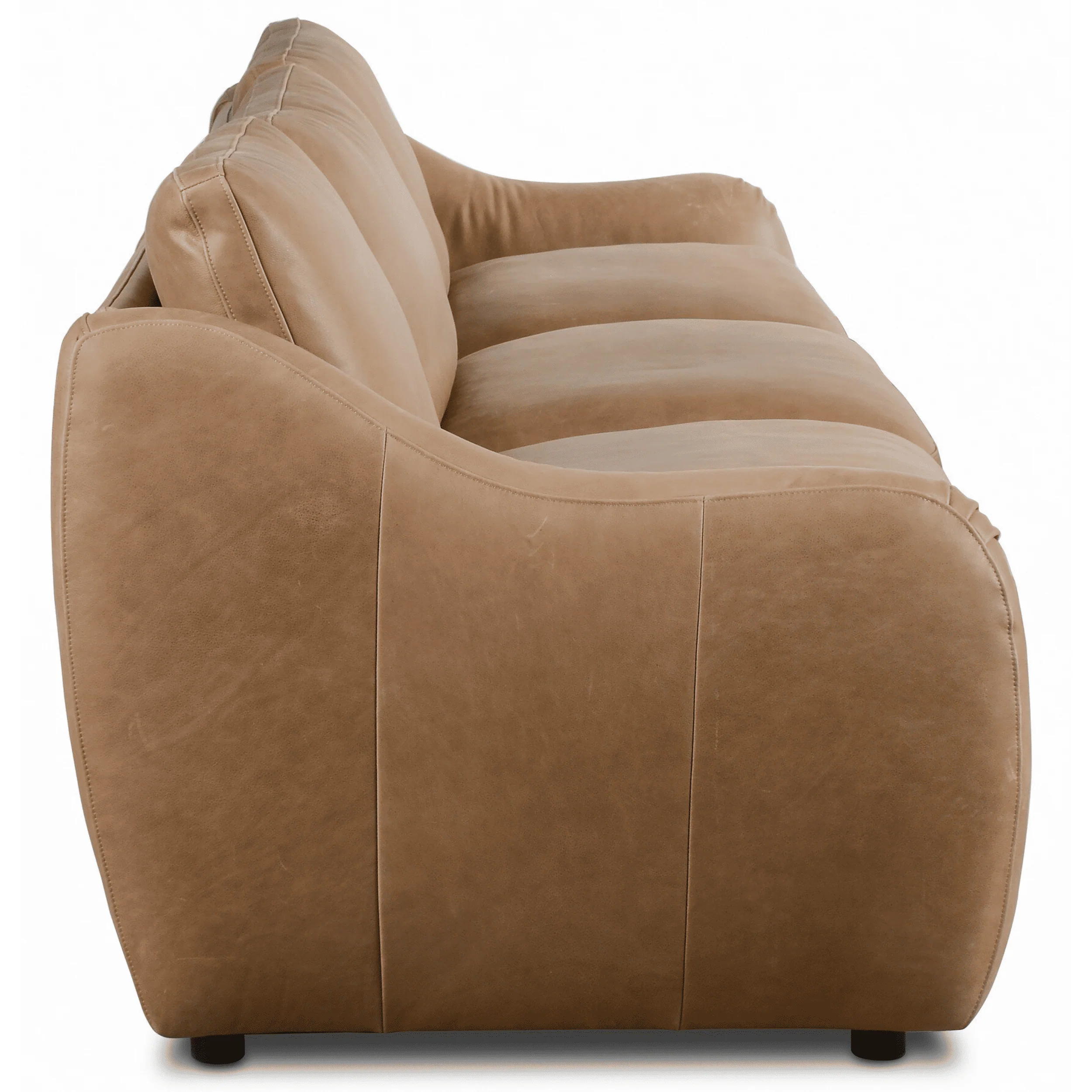 Crawford 3 Piece Leather Power Recliner Sofa, Palermo Drift - Image 4
