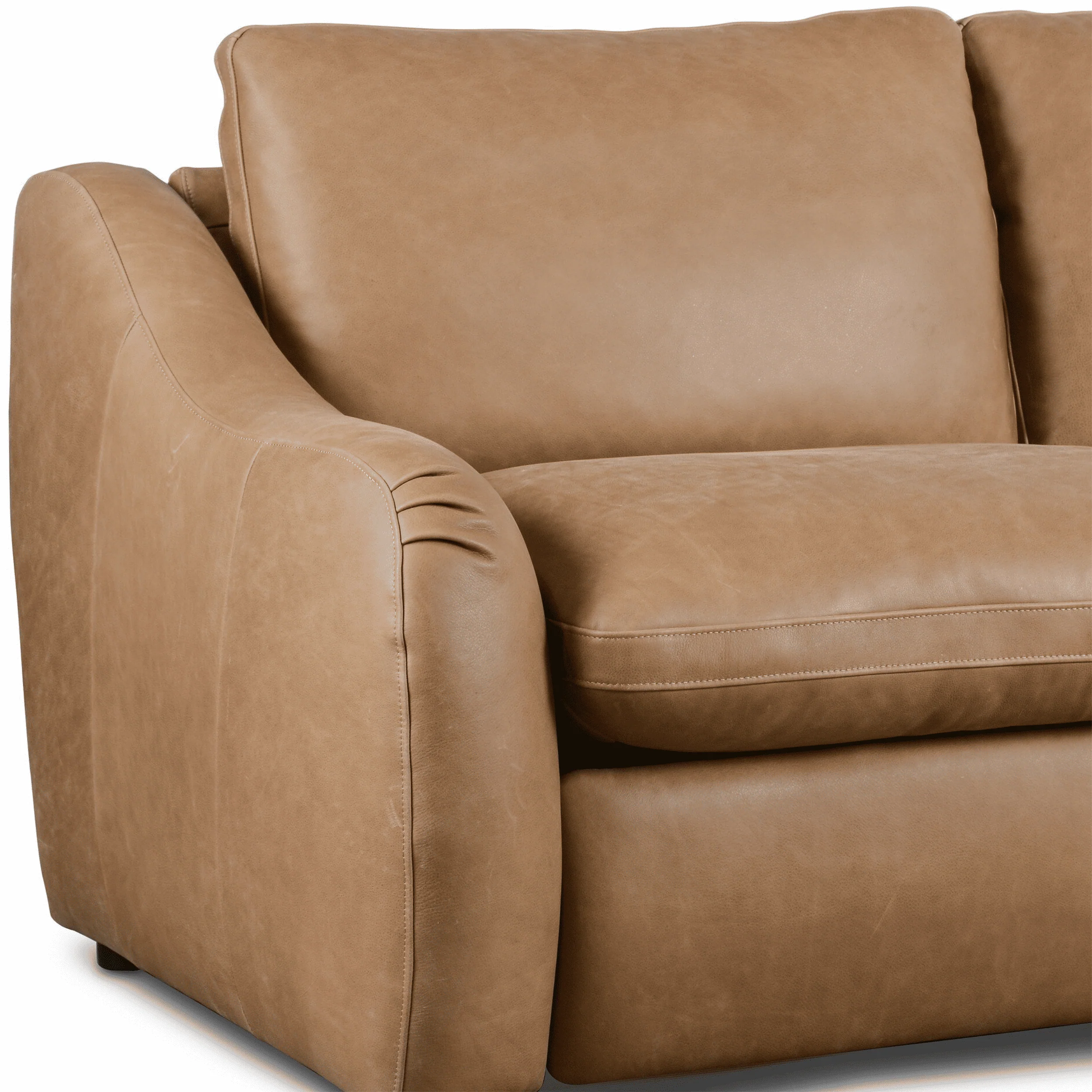 Crawford 3 Piece Leather Power Recliner Sofa, Palermo Drift - Image 5
