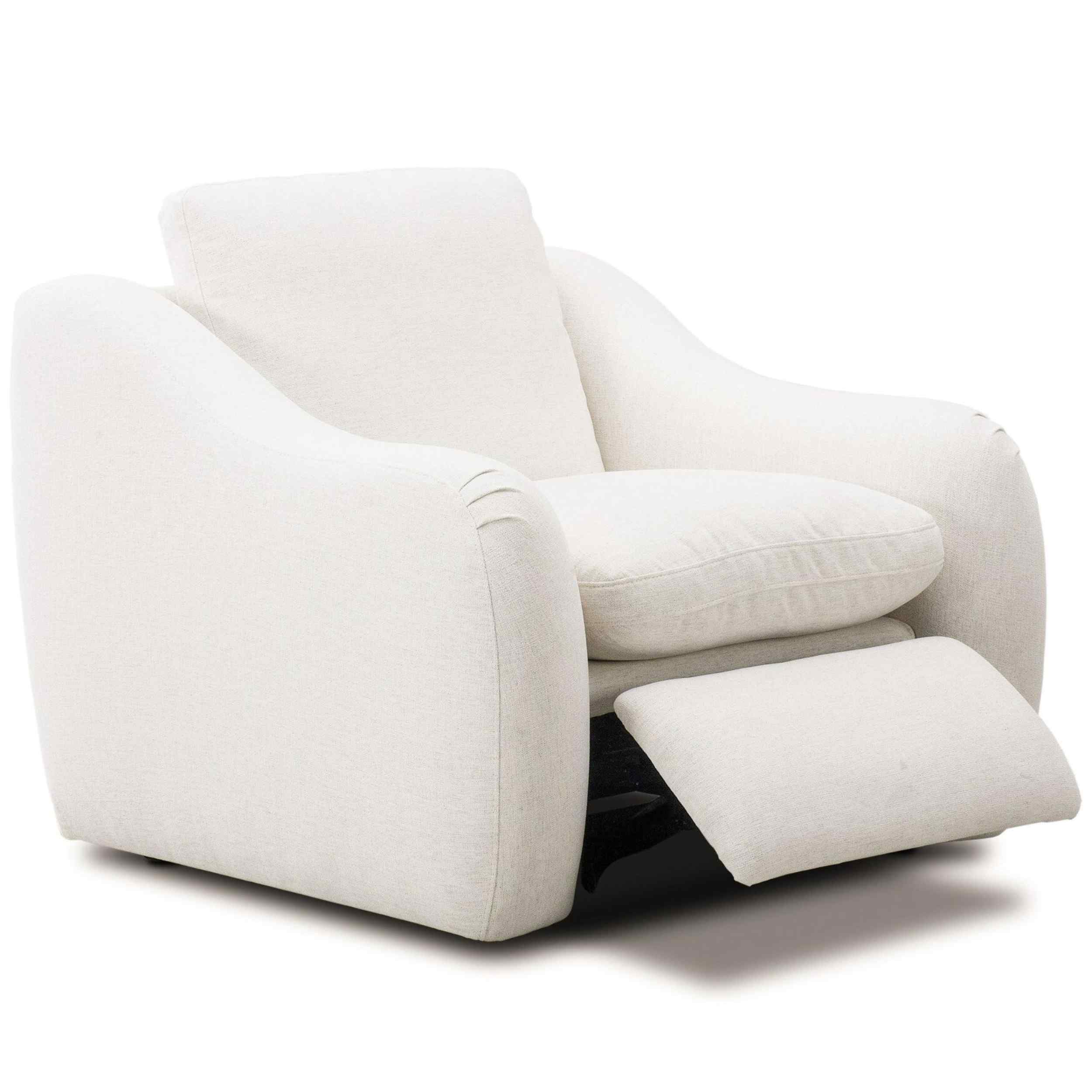 Crawford Power Recliner, Nomad Snow by Four Hands - Image 6