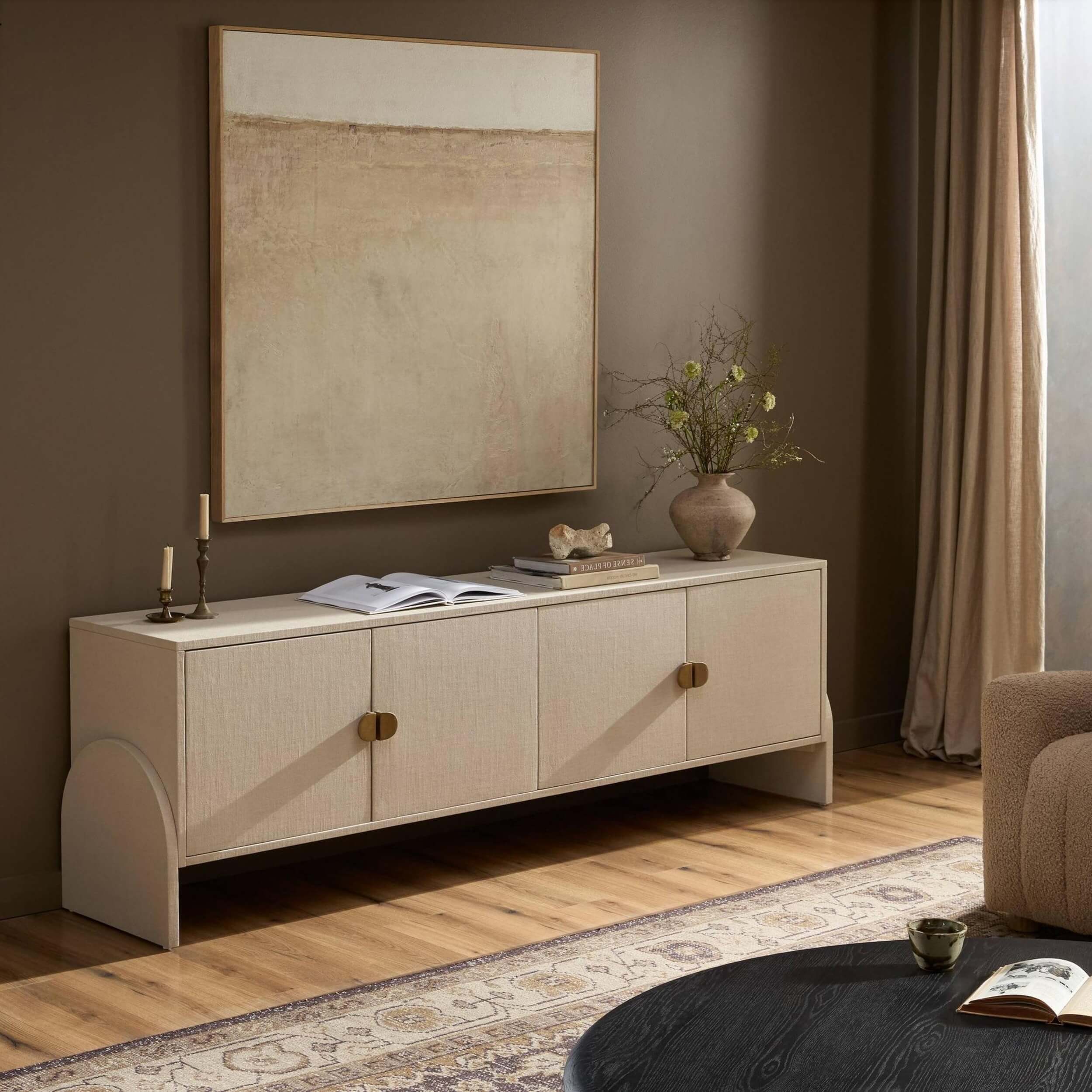 Cressida Media Console, Ivory by Four Hands - Image 7