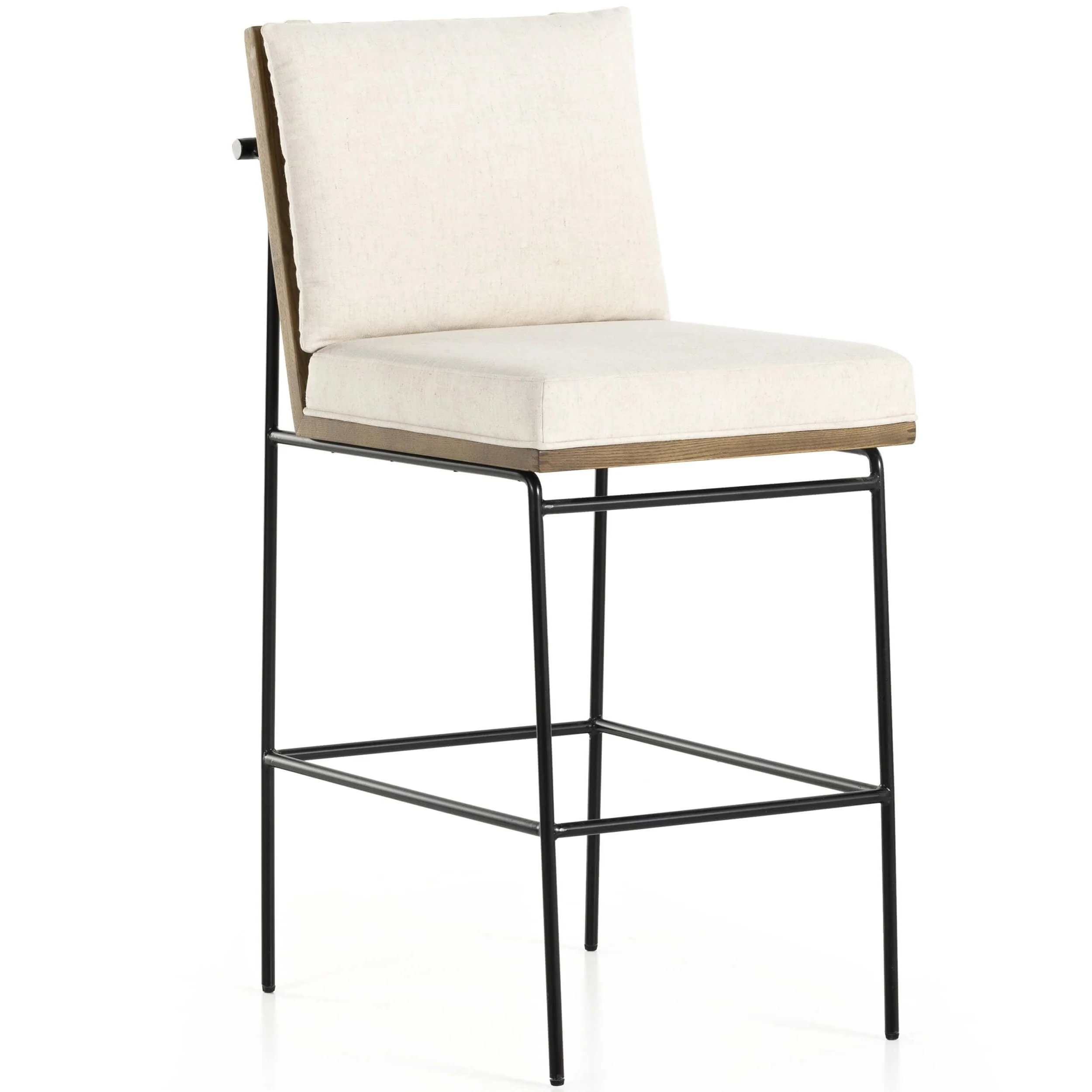 Crete Bar & Counter Stool, Saville Flax, Set of 2 by Four Hands