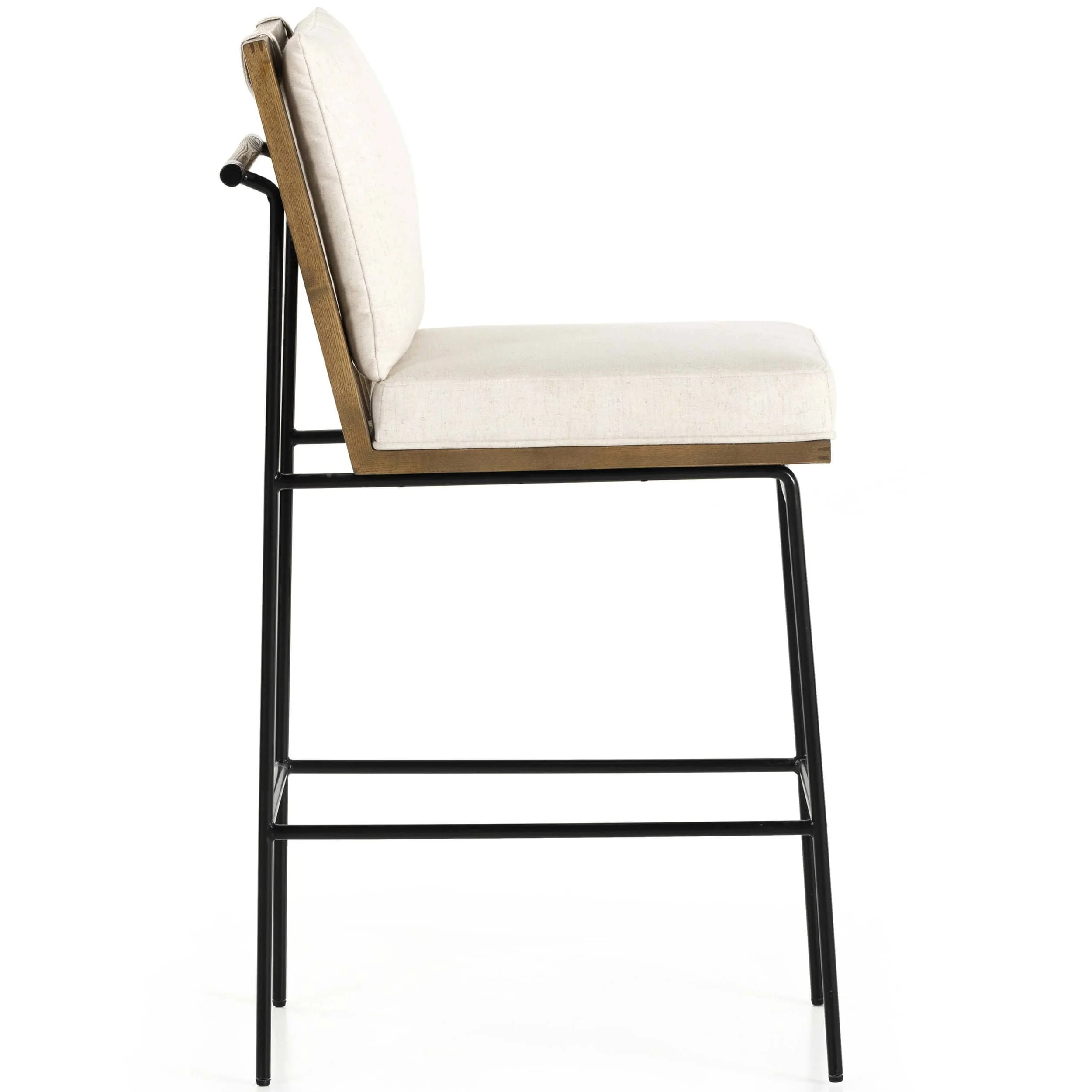 Crete Bar & Counter Stool, Saville Flax, Set of 2 by Four Hands - Image 3