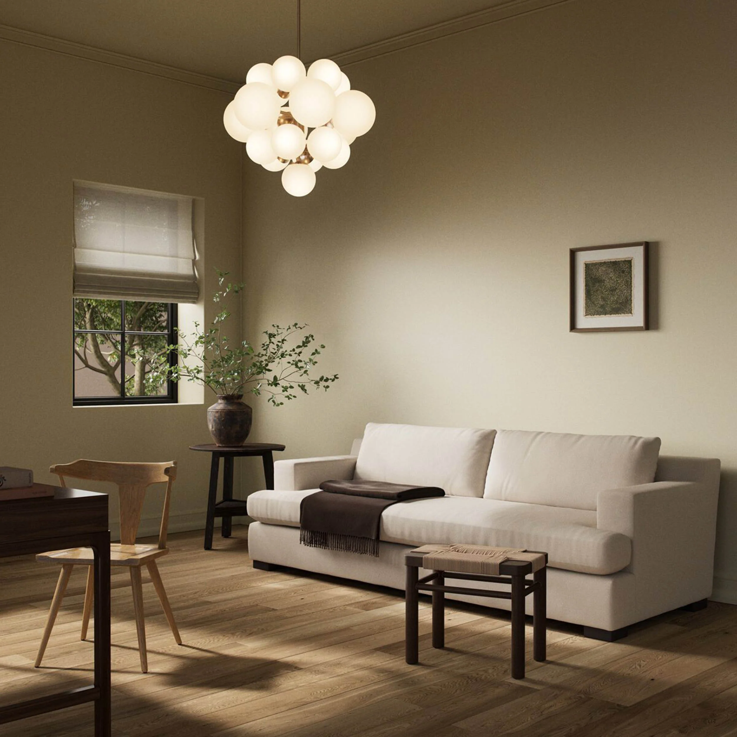 Crispin Sofa, Nomad Marshmallow by Four Hands - Image 2