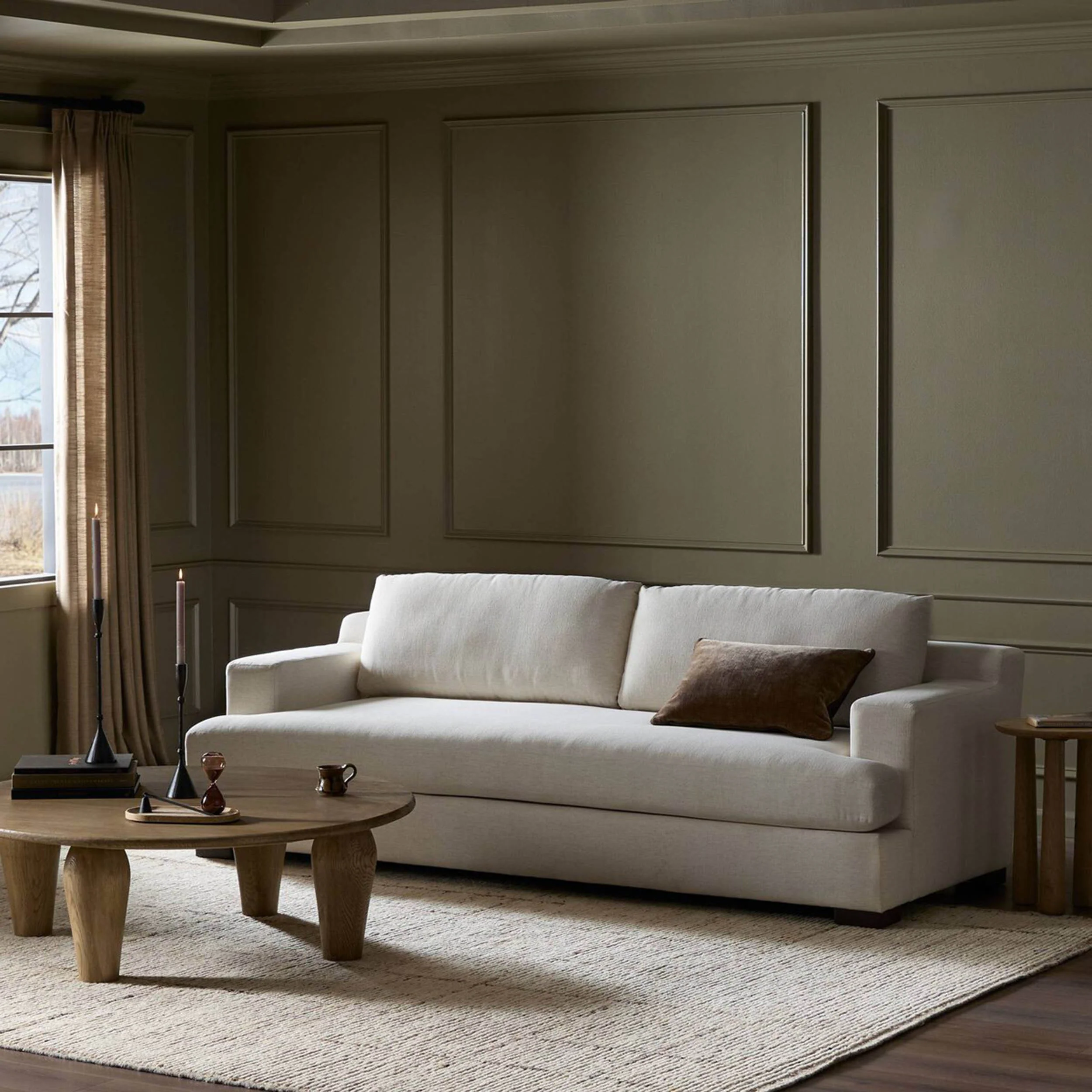 Crispin Sofa, Nomad Snow by Four Hands - Image 5
