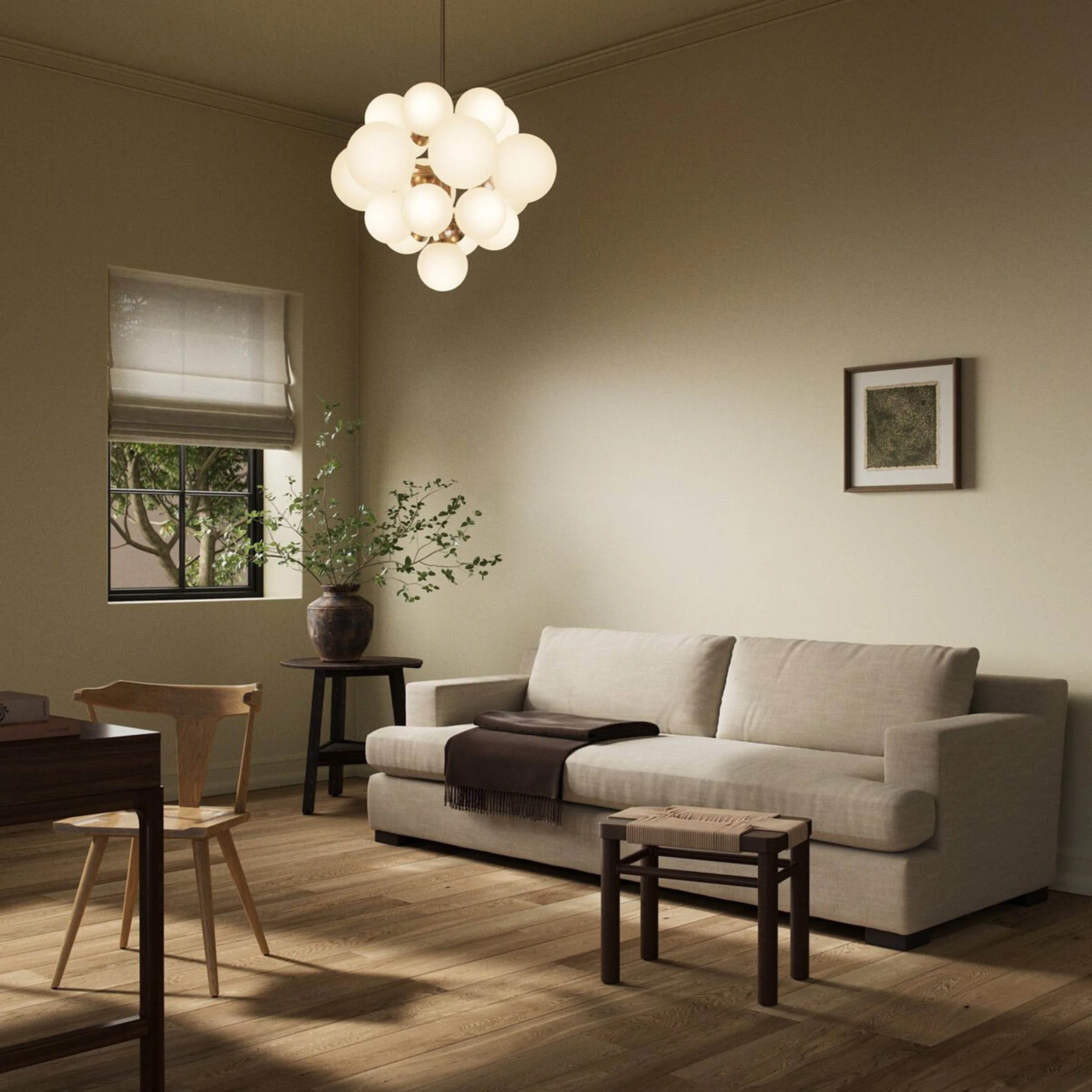 Crispin Sofa, Savoy Parchment by Four Hands - Image 2