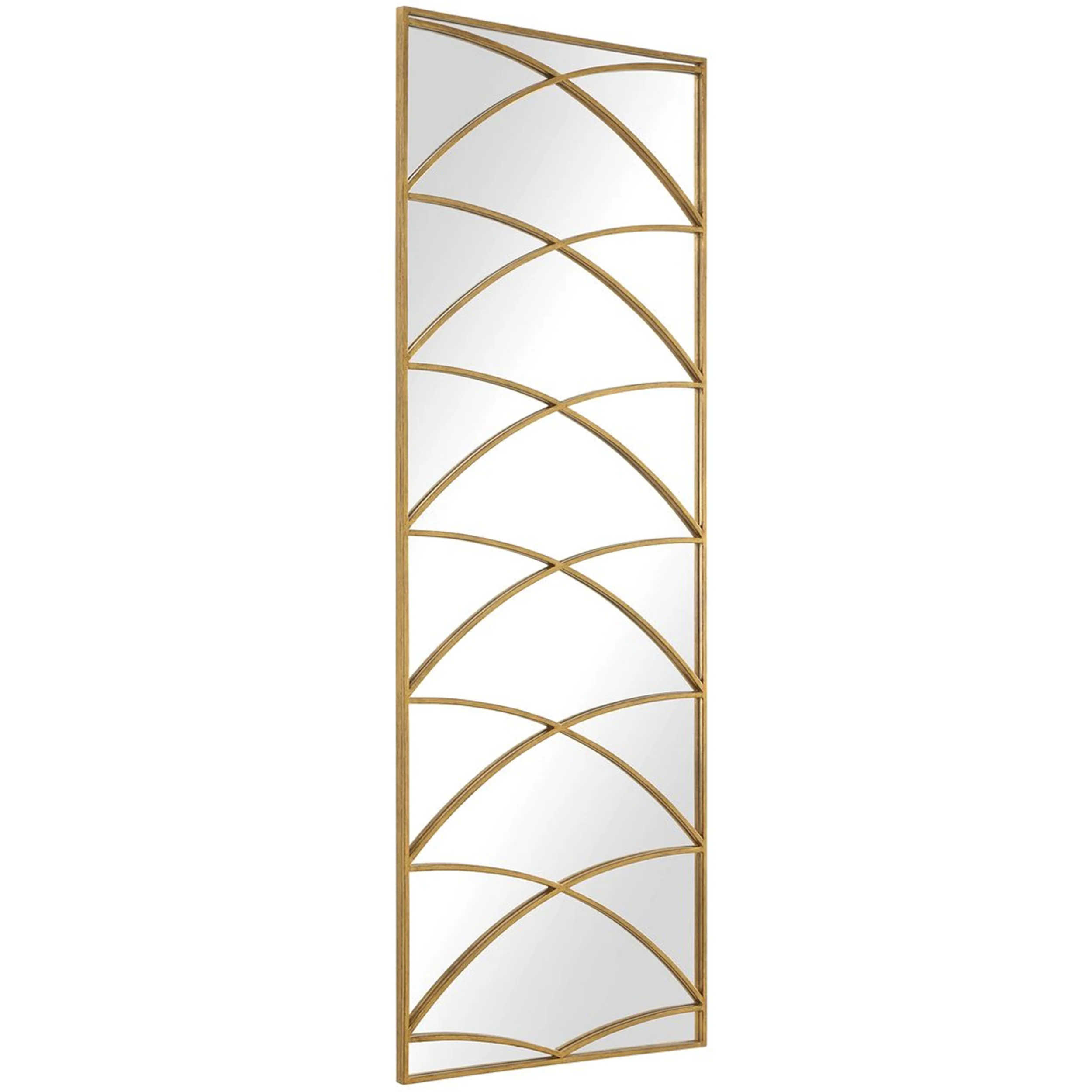 Crossed Up Mirror, Gold - Image 2