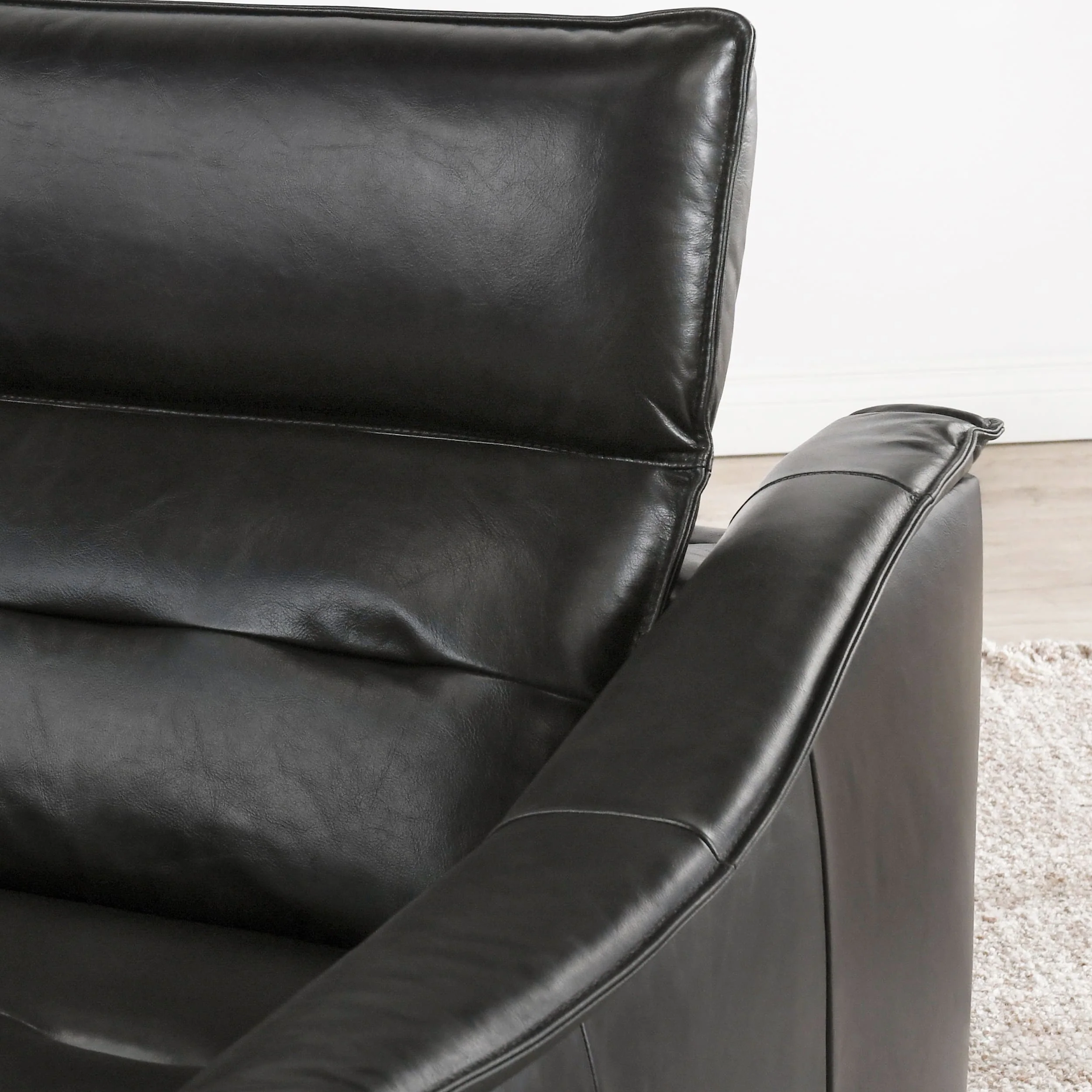 Cullman Leather Power Recliner Chair, Black - Image 5