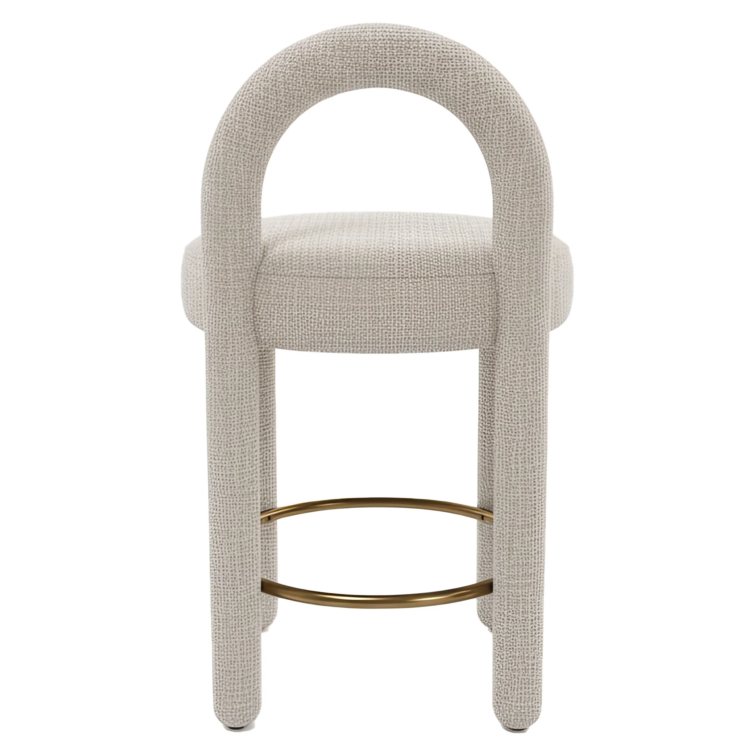 Curco Counter Stool, Gray, Set of 2 - Image 4