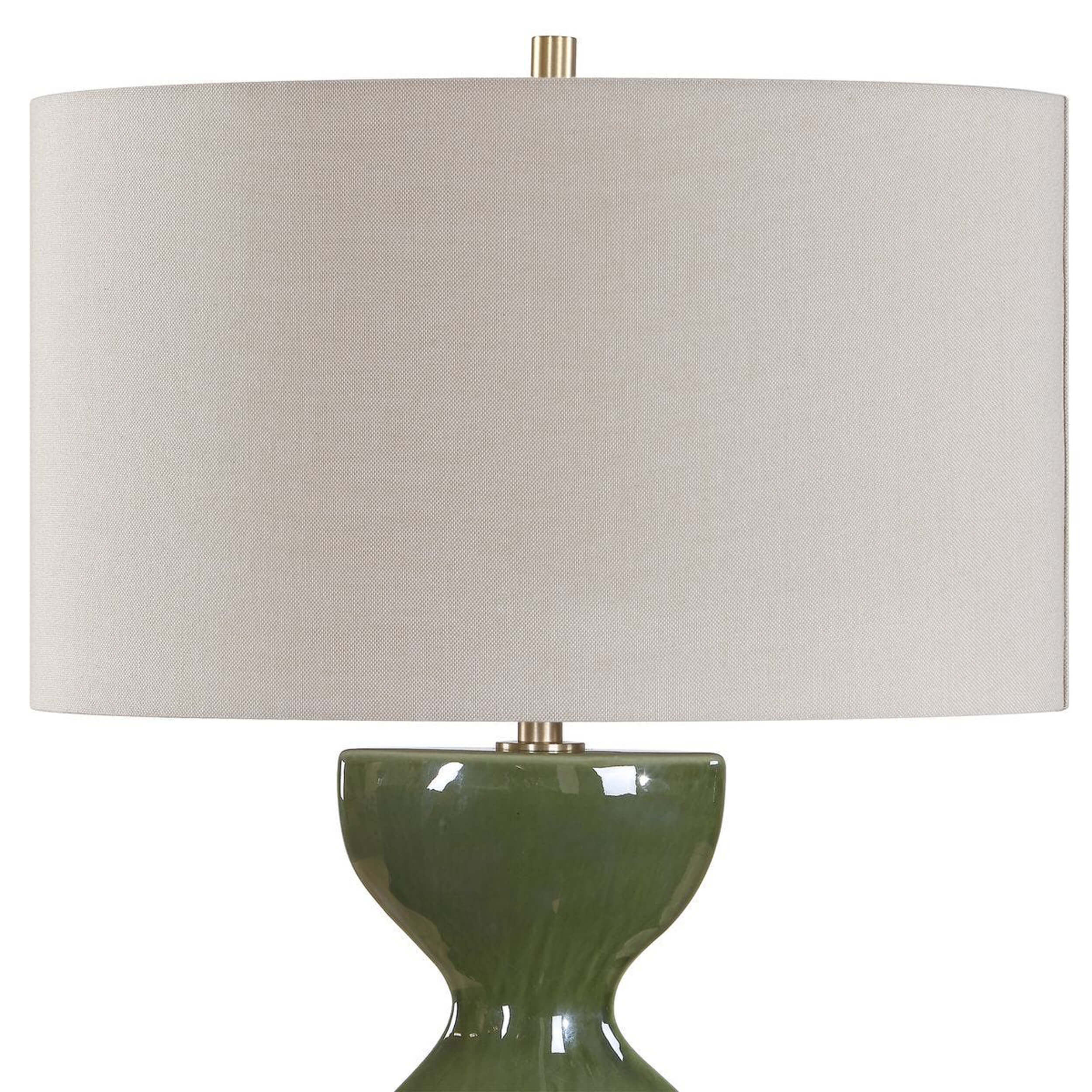 Curhan Table Lamp, Moss Green - Image 2