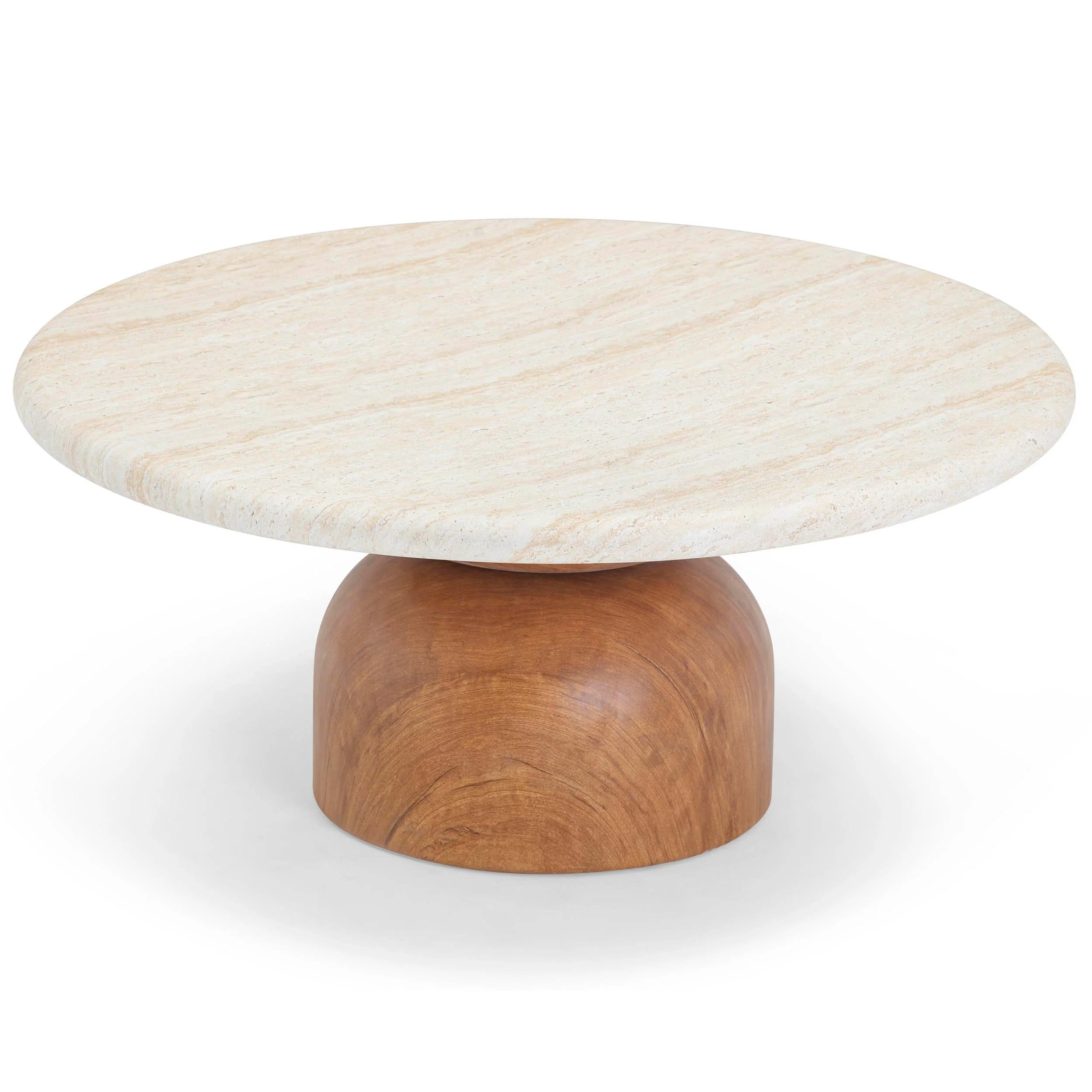 Cynthia Coffee Table, Natural/Brown